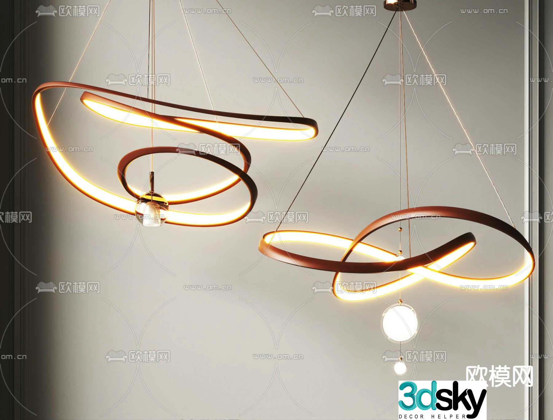 Modern Chandelier Art Chandelier 3d Model