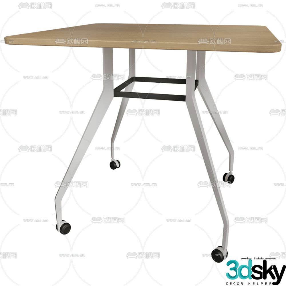 Brunner mobile training table 3d model