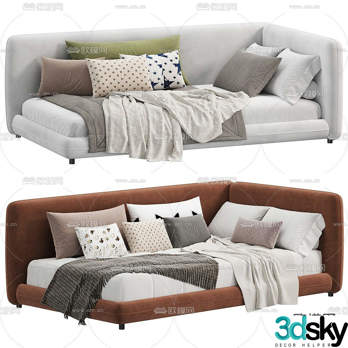 KDP Kids children’s bed sofa bed B3d model