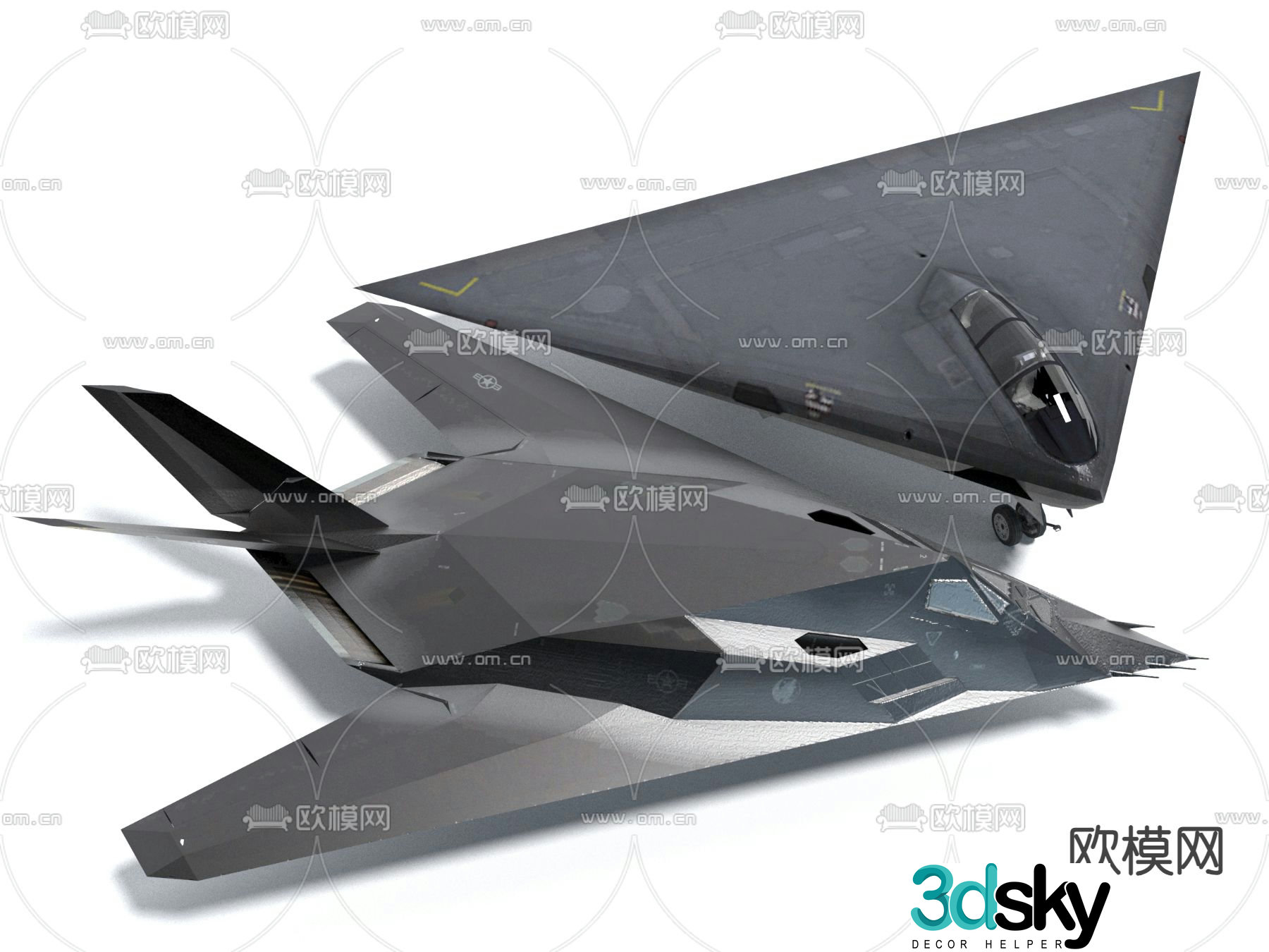 fighter plane 3d model