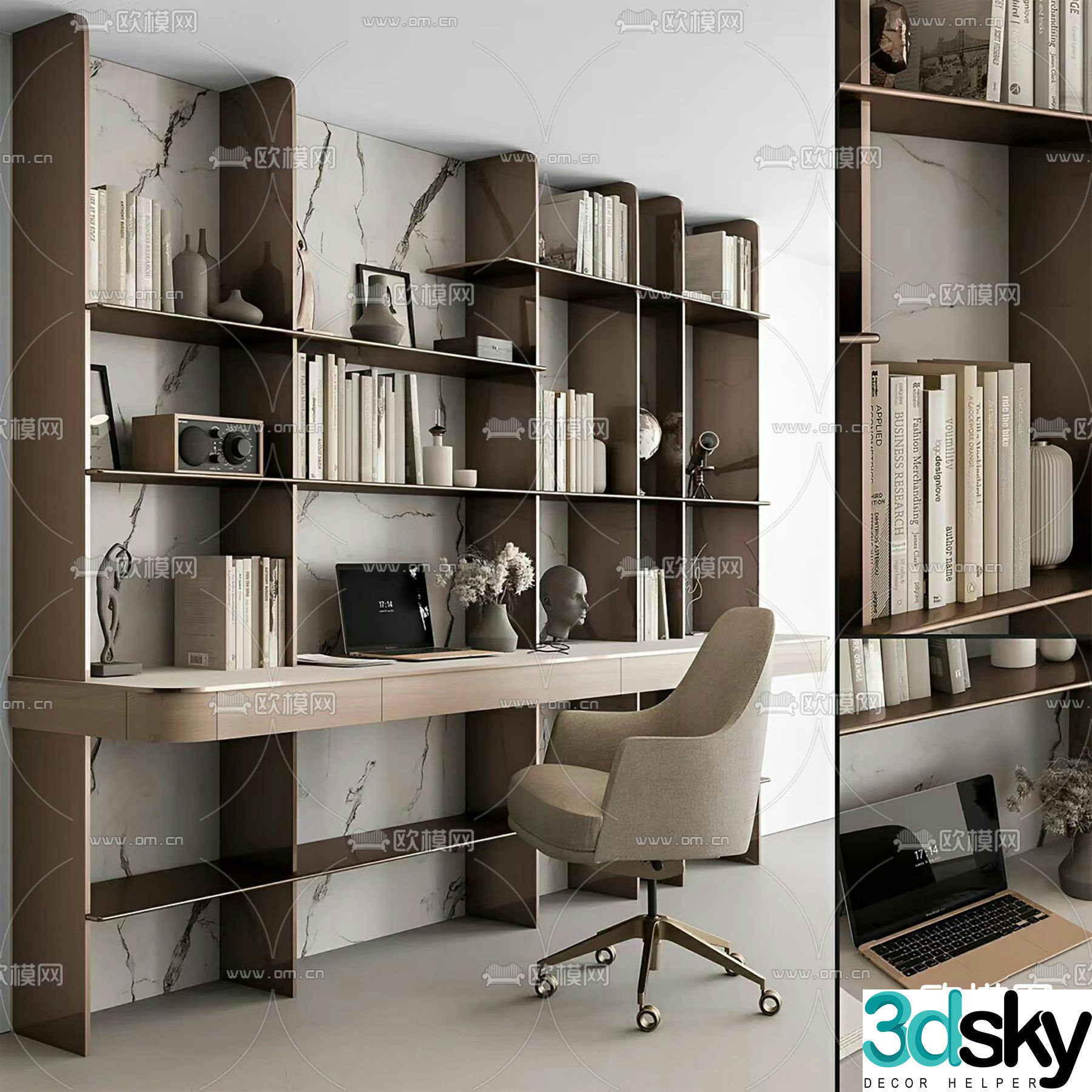 Home office 3d model