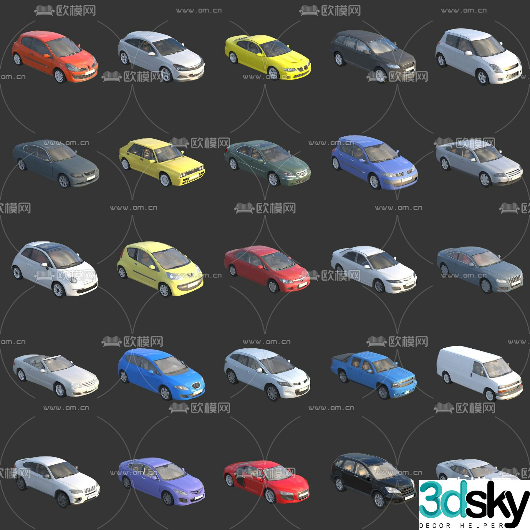 car sedan 3d model