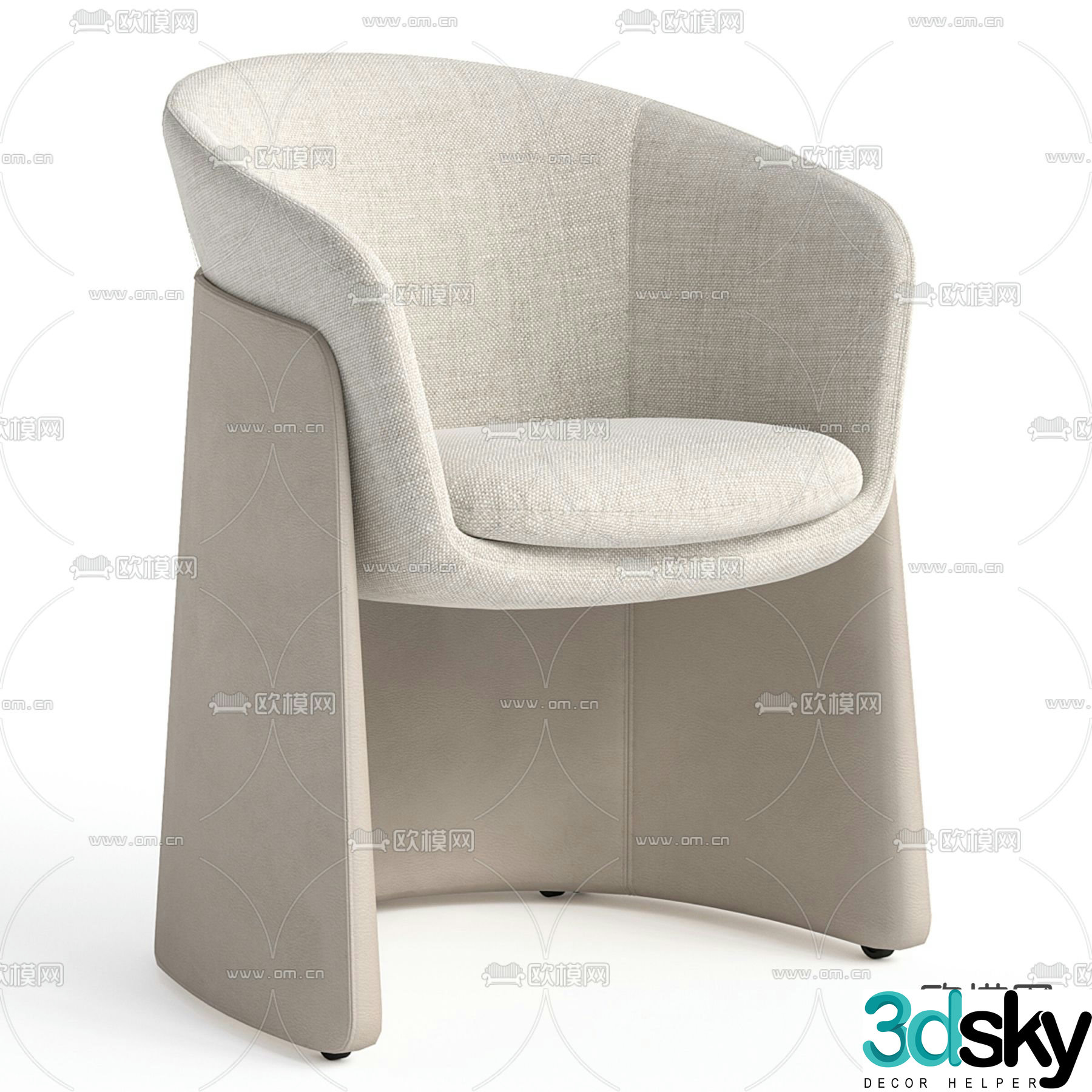 chair leisure chair 3d model