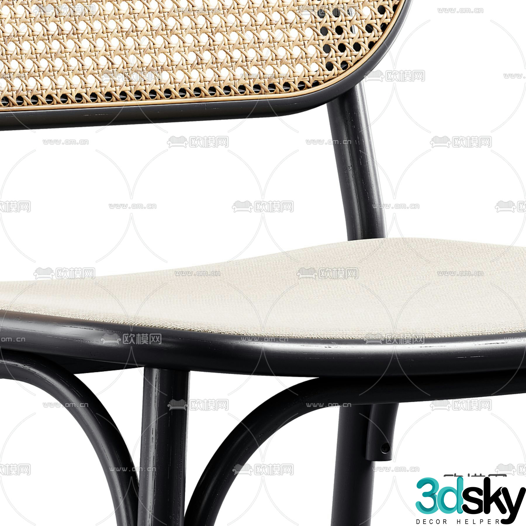 chair dining chair 3d model
