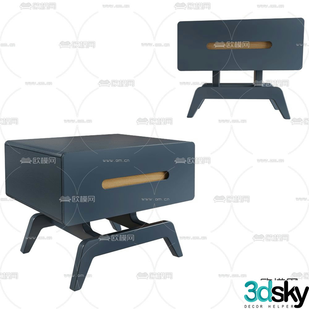 VOLOSHEK bedside table 3d model