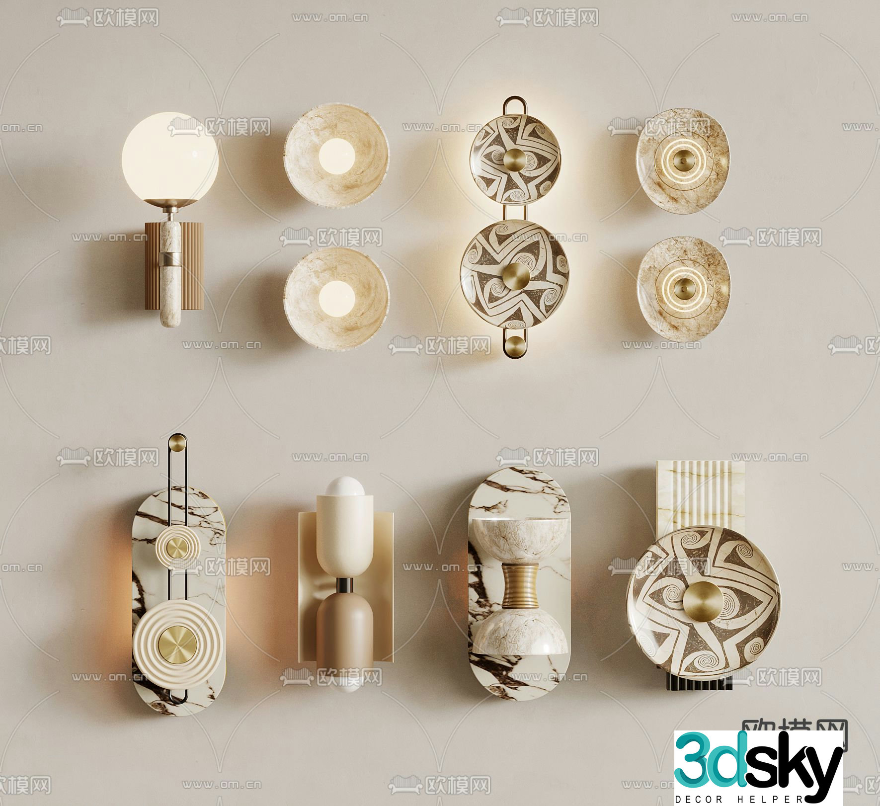 wall lamp 3d model