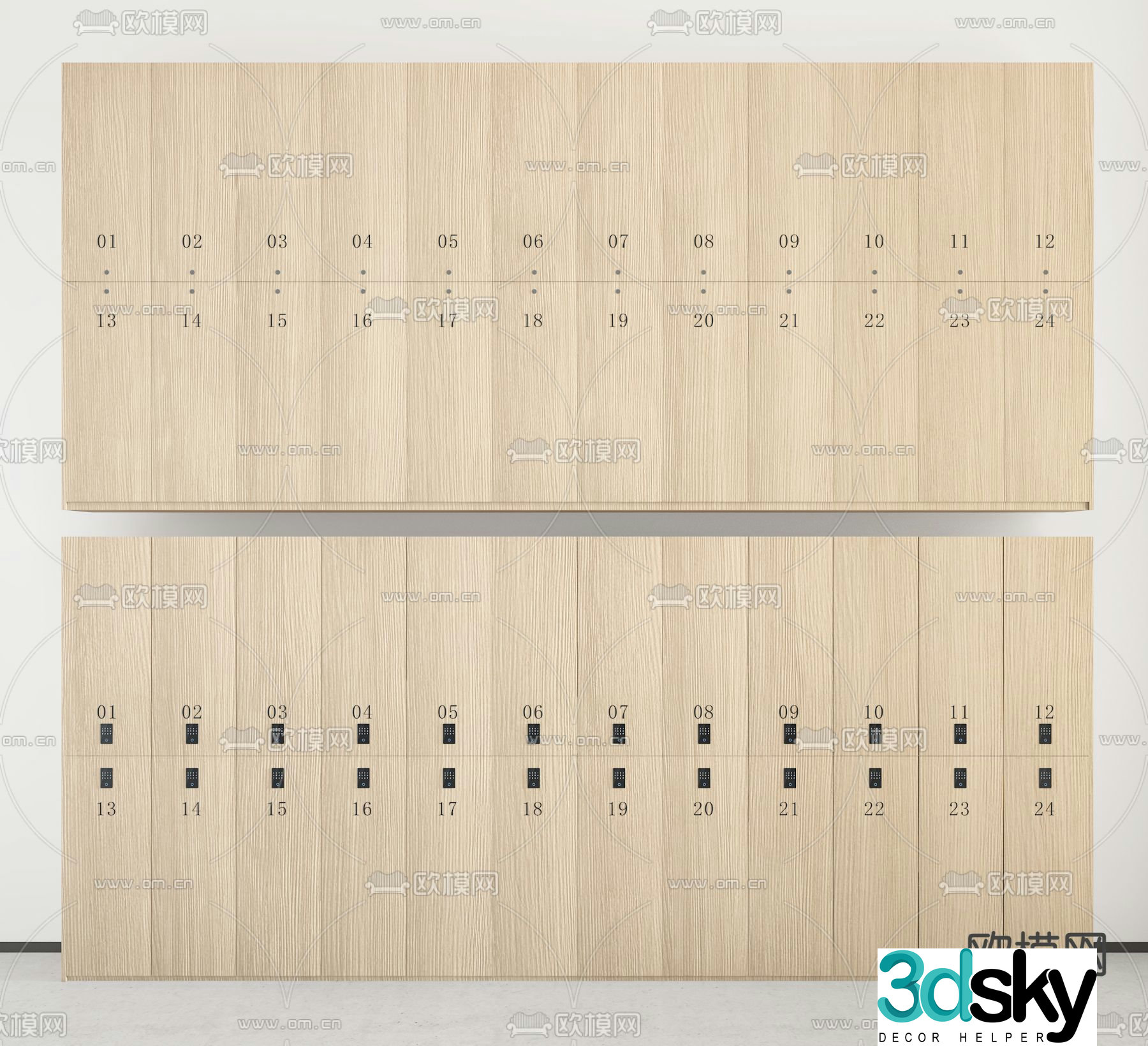 locker locker locker 3d model
