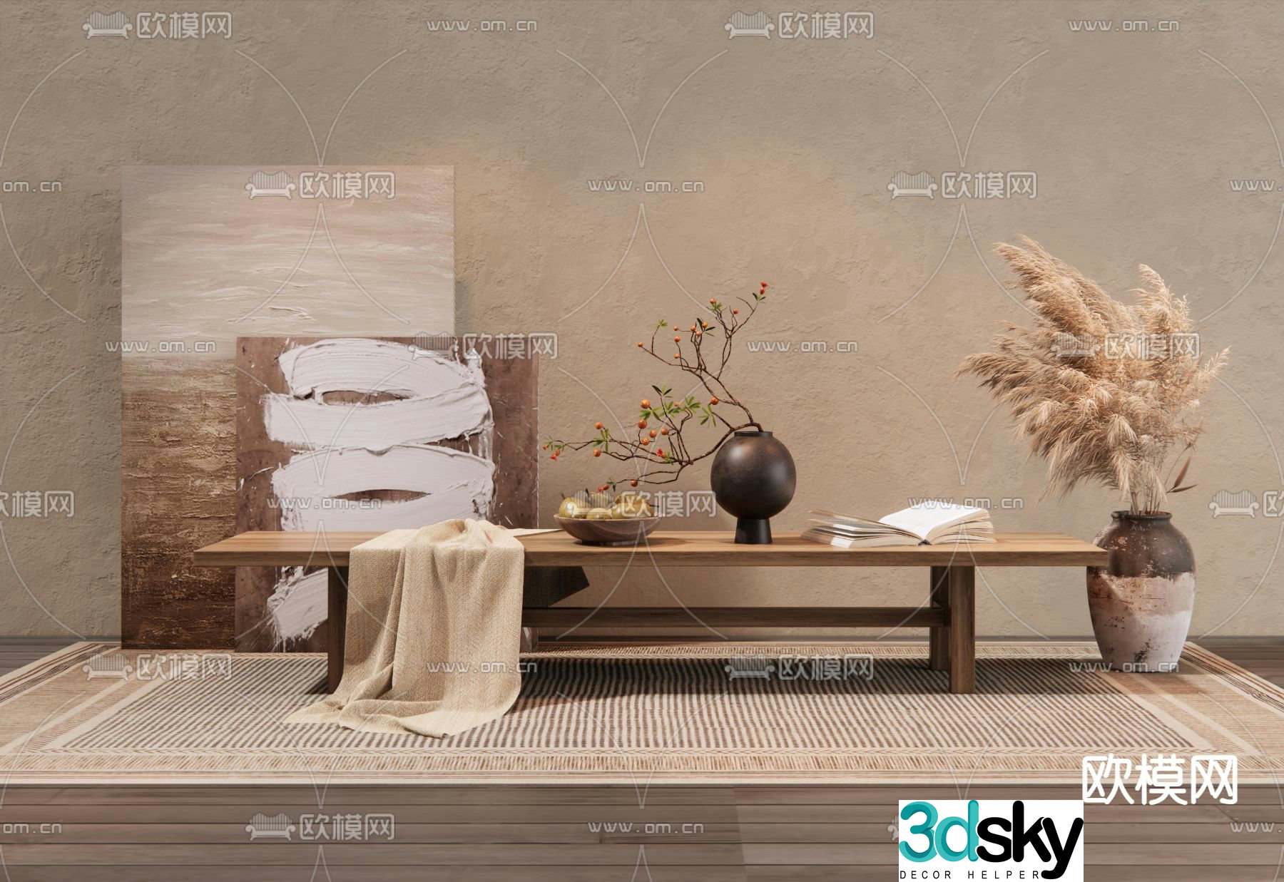 Wabi-sabi Danjingdai 3D model