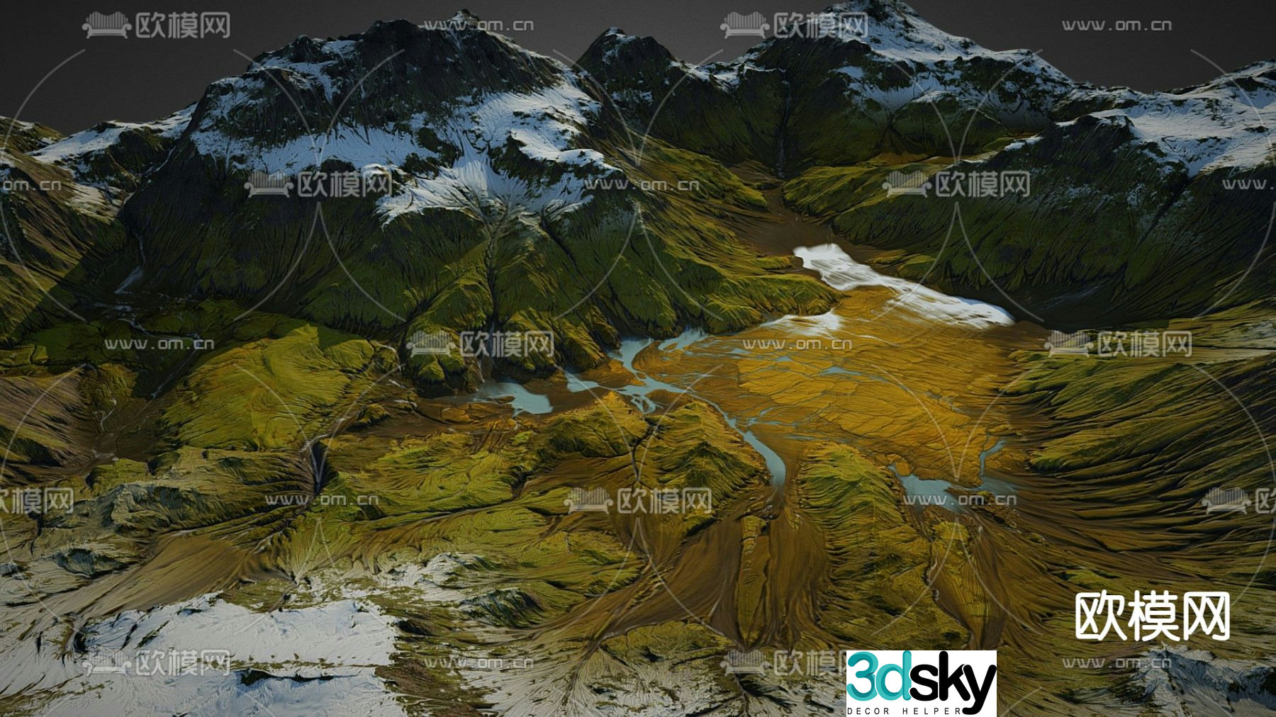 Mountain 3d model