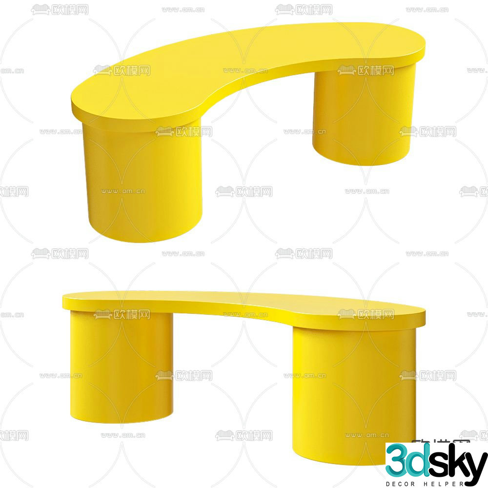 ELEPHANT children’s stool cartoon stool 3d model