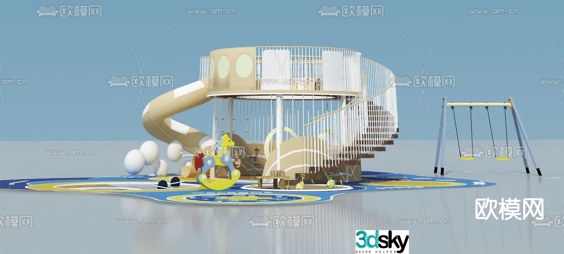 slide 3d model