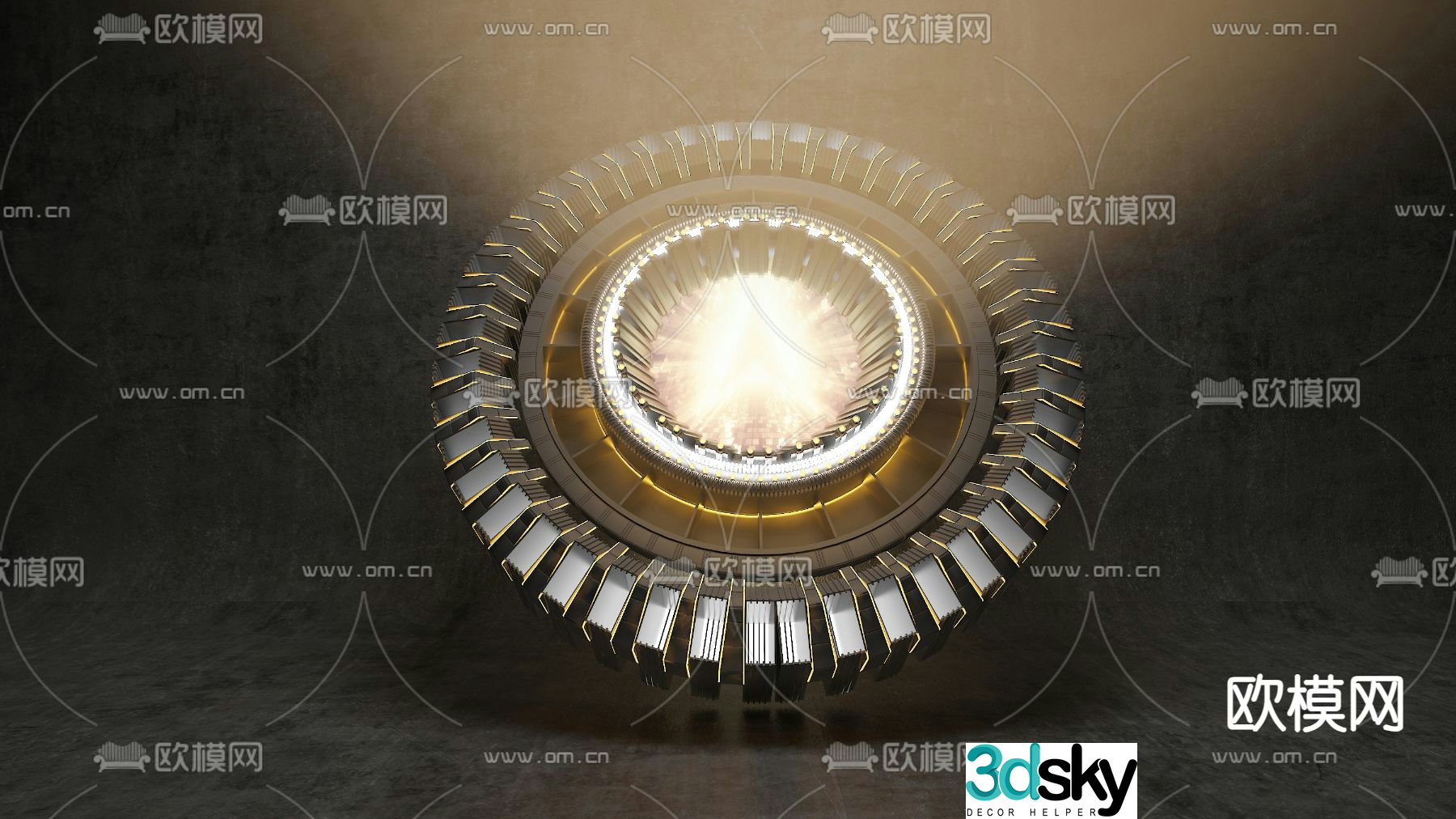 Nuclear reactor 3d model