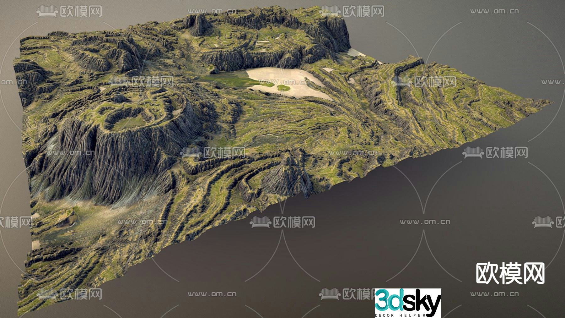 mountains peaks mountains mountains 3d model