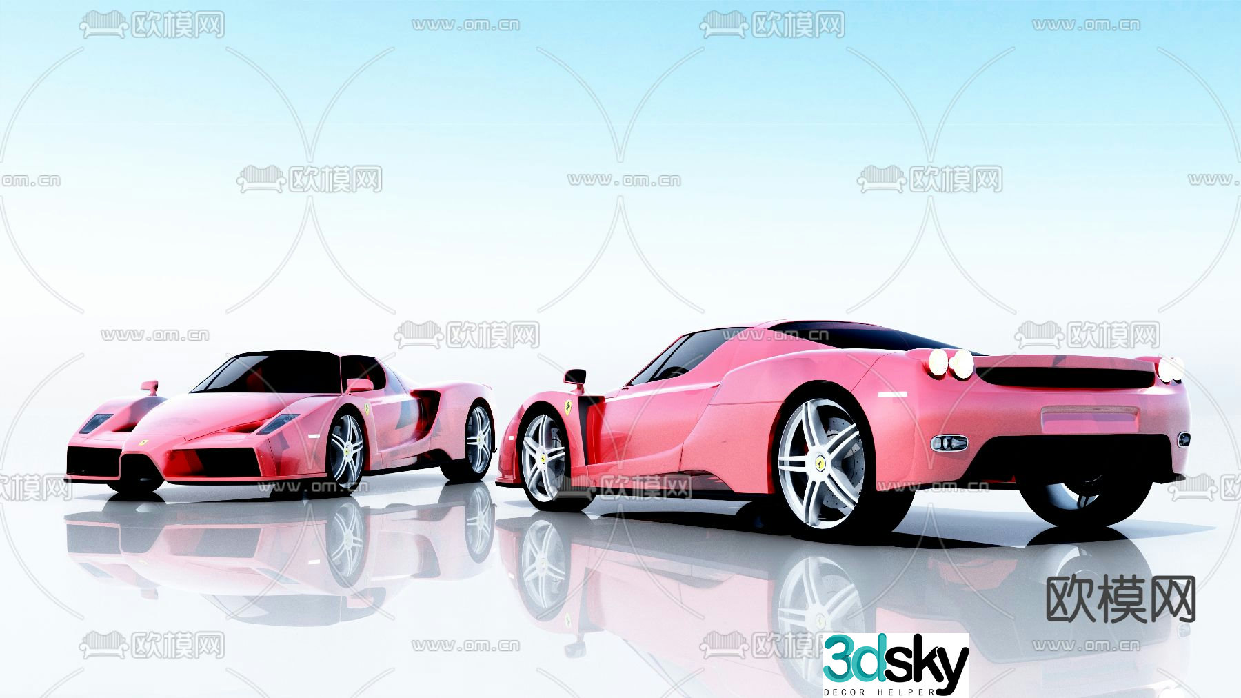 car sports car supercar 3d model