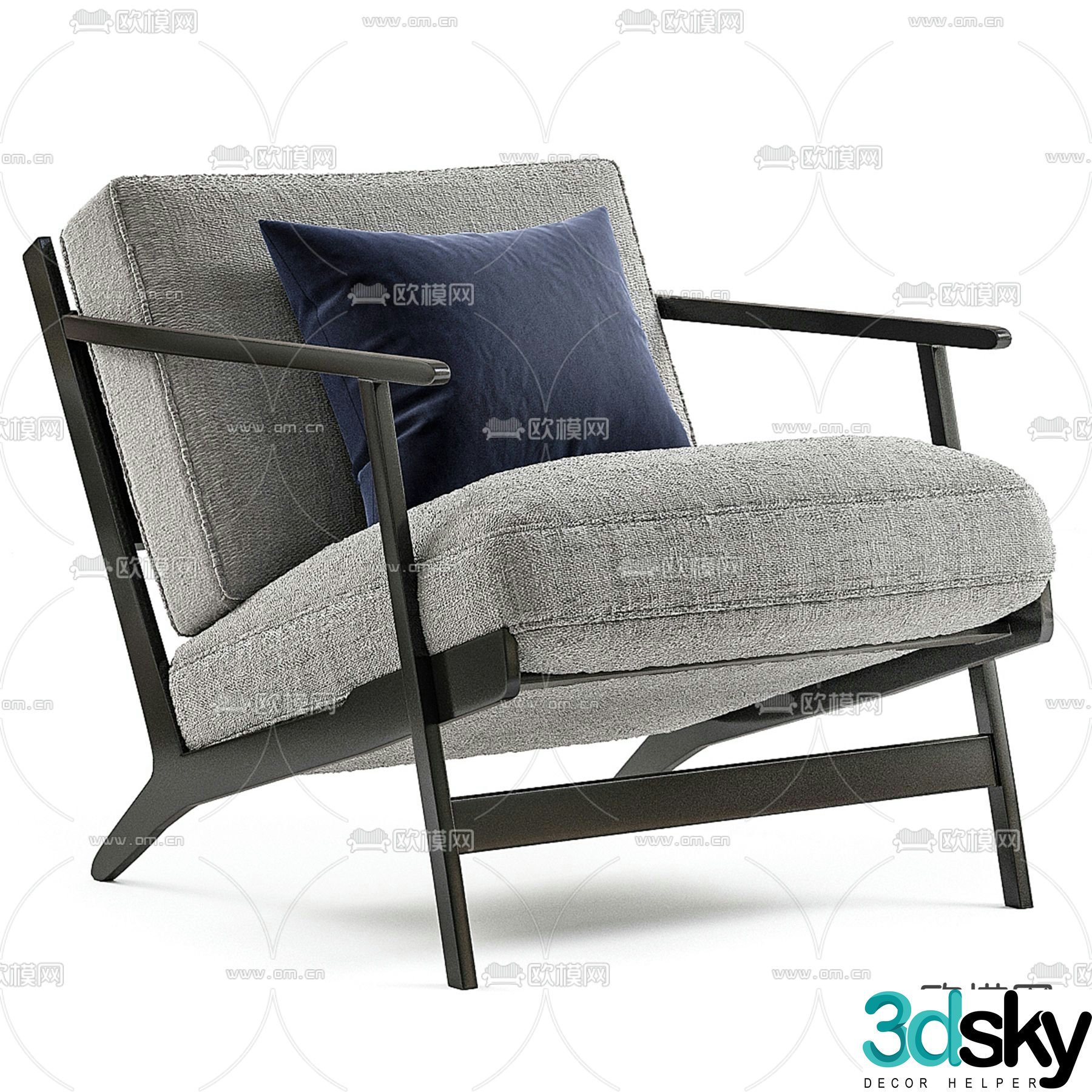 Venta Raylan lounge chair 3d model