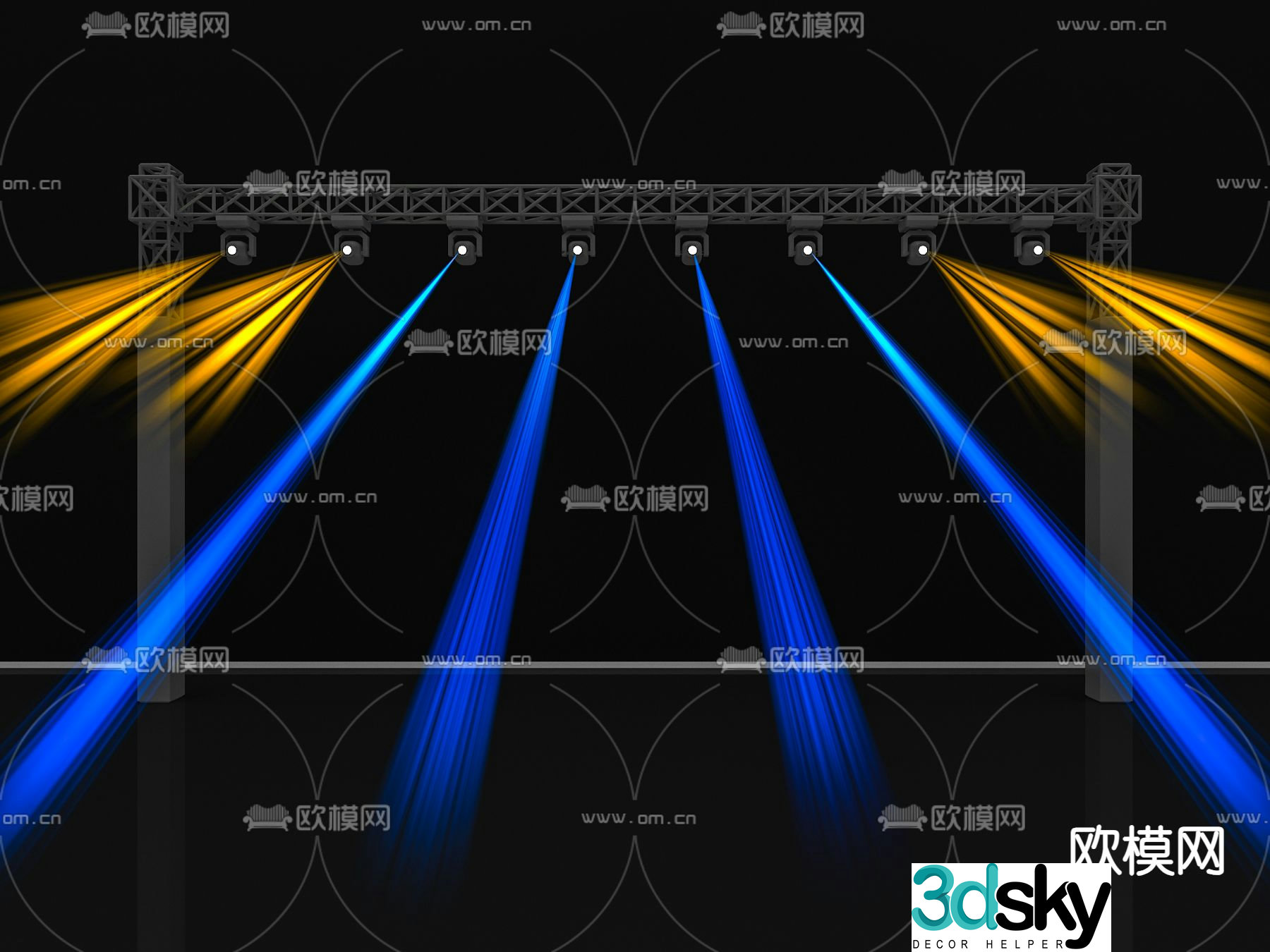 Stage lamp Stage lamp 3d model