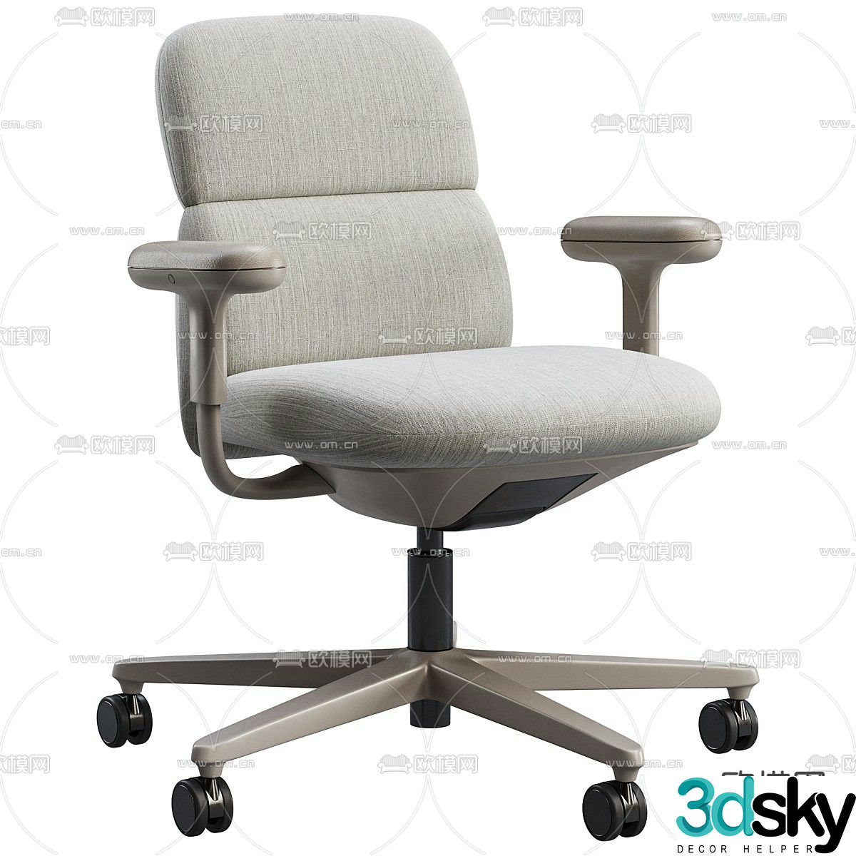 Office chair conference chair staff chair 3d model