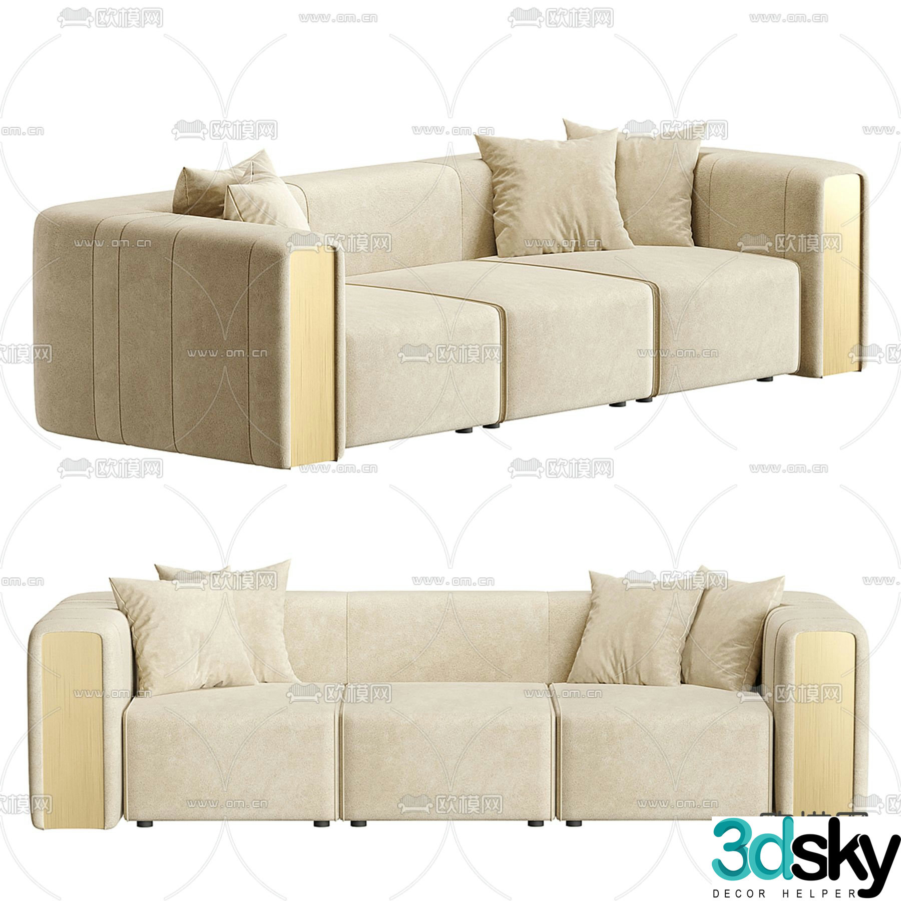 Leisure sofa 3d model