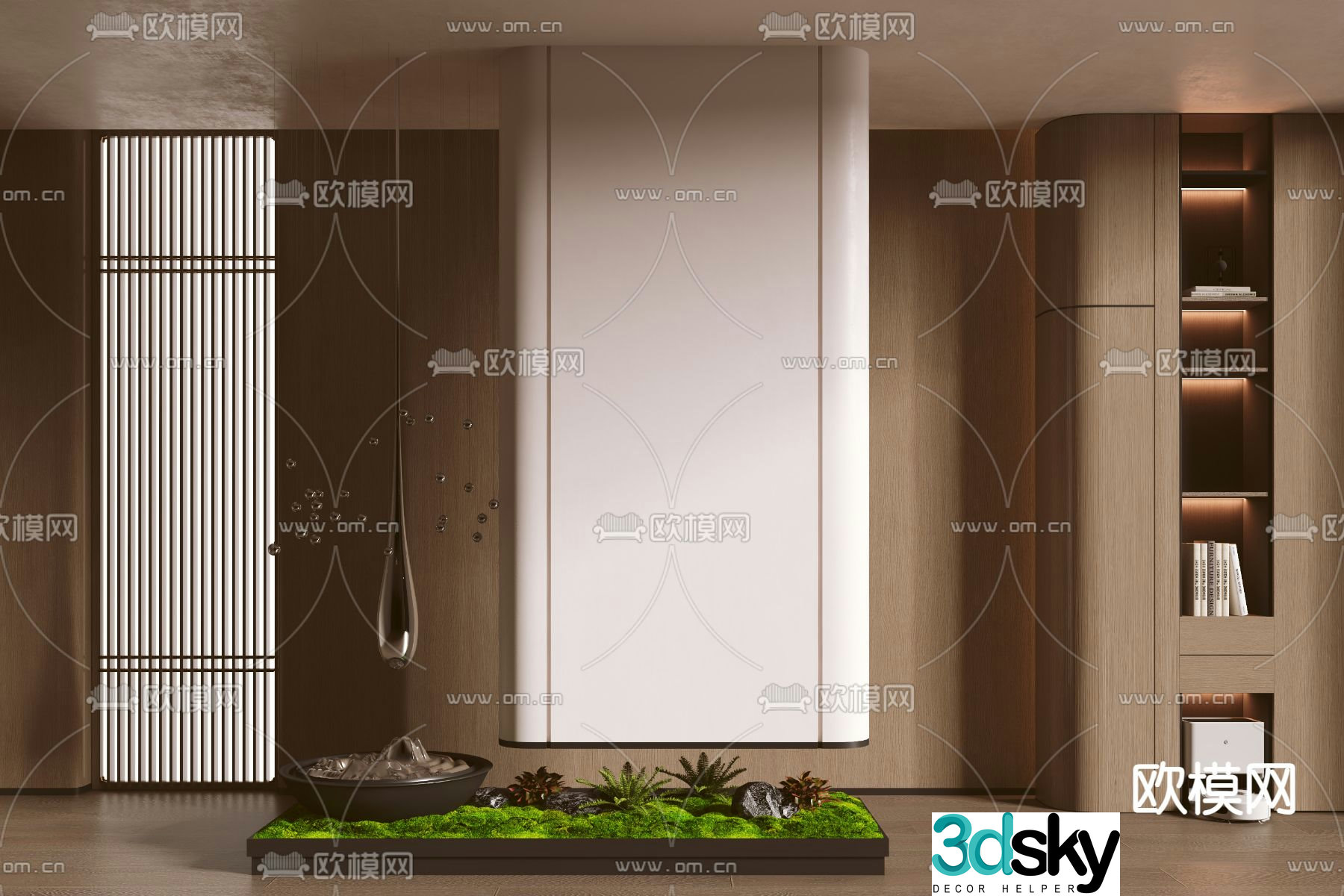 Entrance entrance hall entrance hall partition 3D model