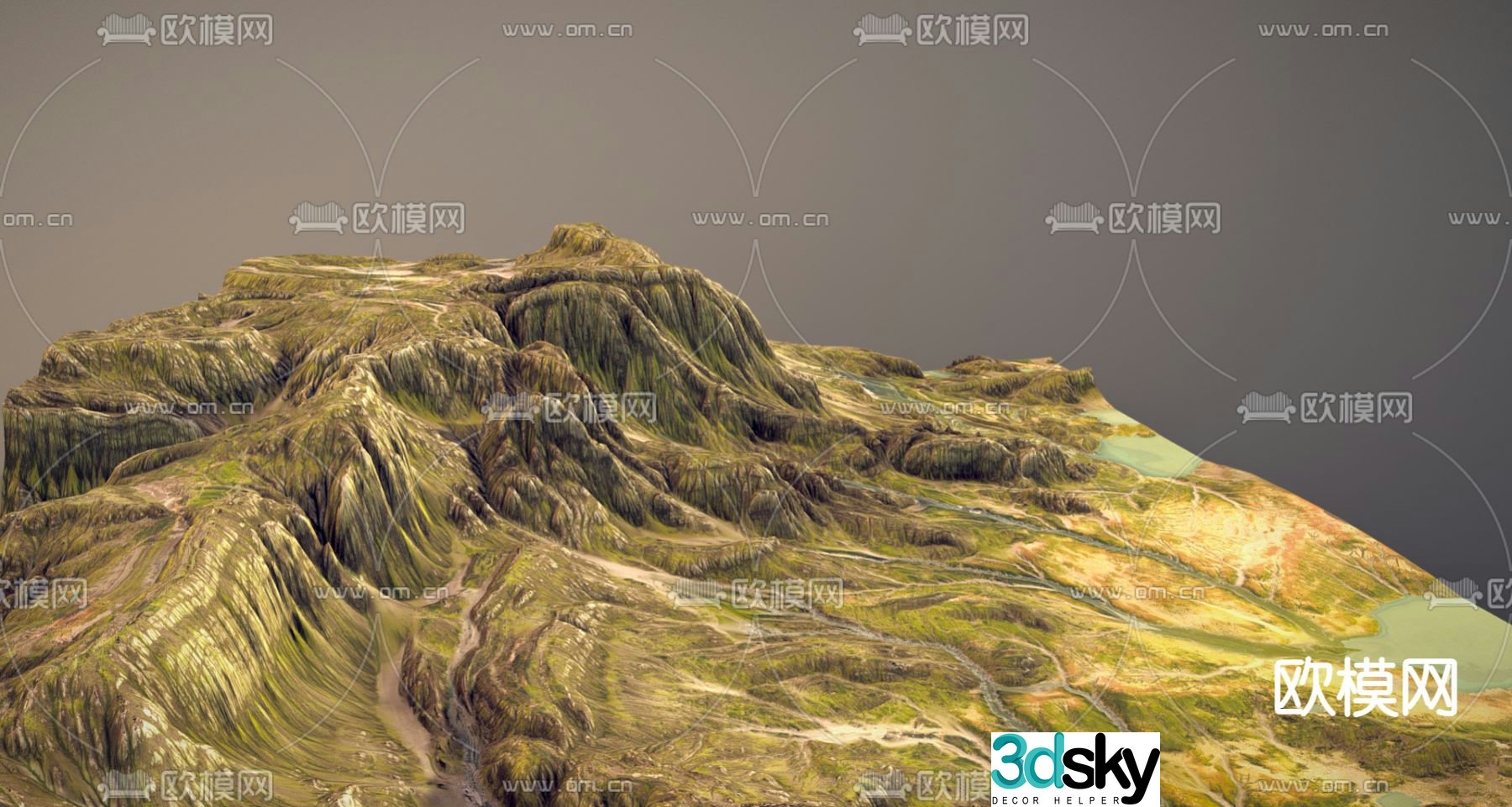 Mountains mountains mountains 3d model