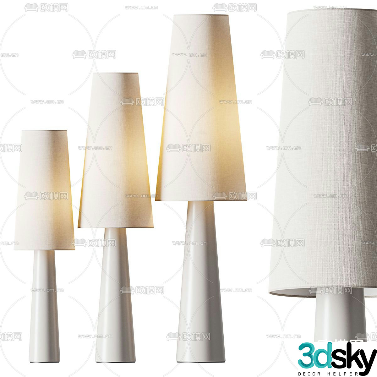 Lampatron Rudvald floor lamp 3d model