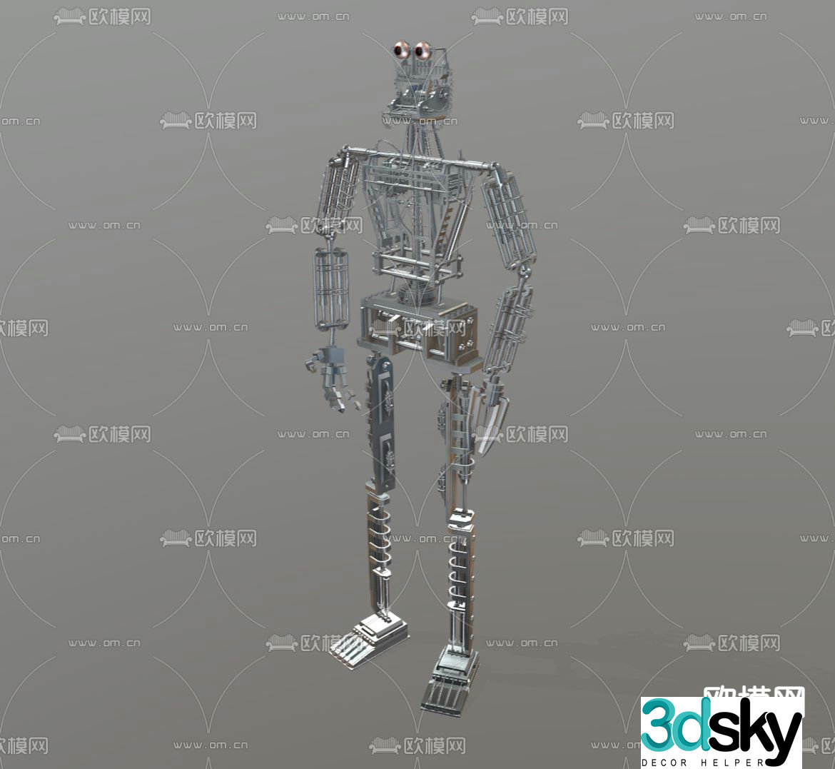 Industrial style robot 3d model