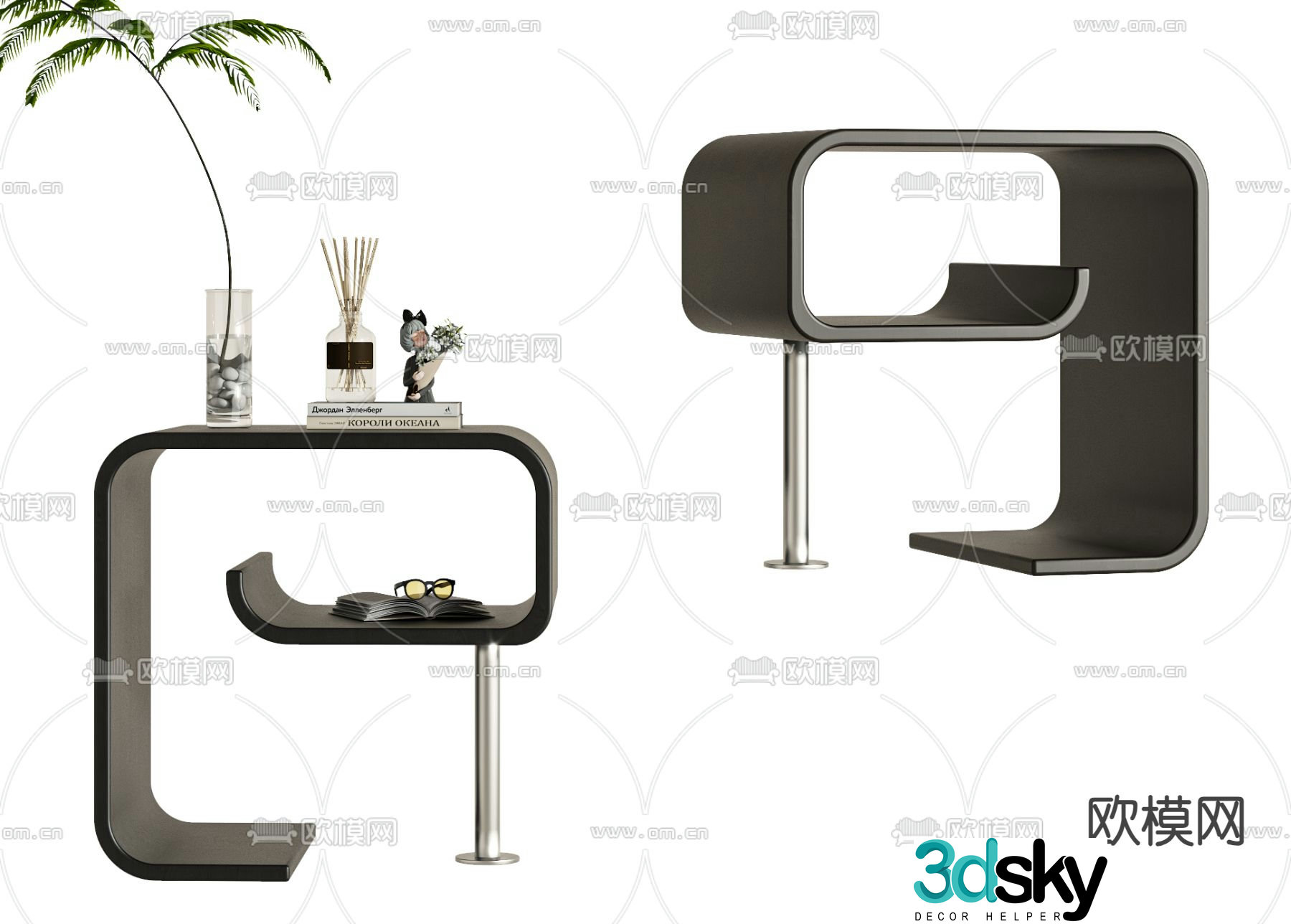 POLIFORM modern bedside table 3d model