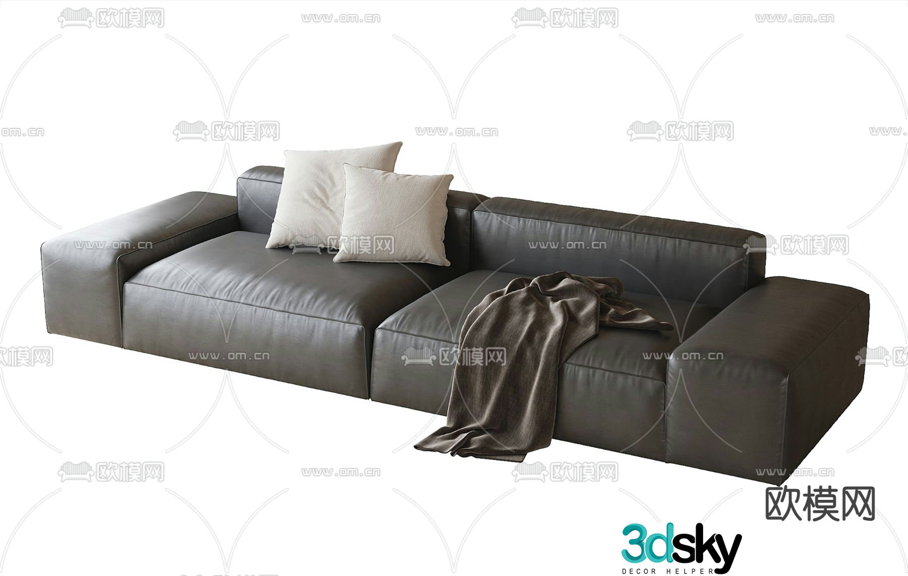 Modern love sofa 3d model