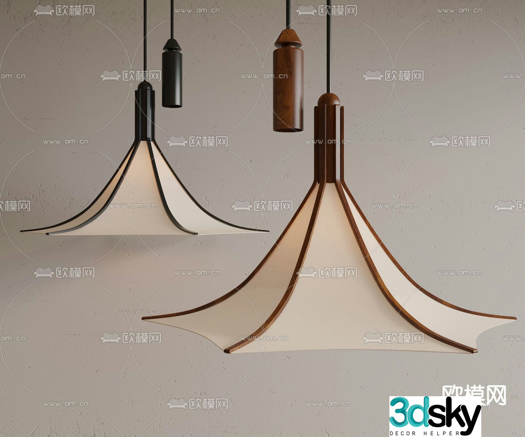 3D model of medieval style chandelier