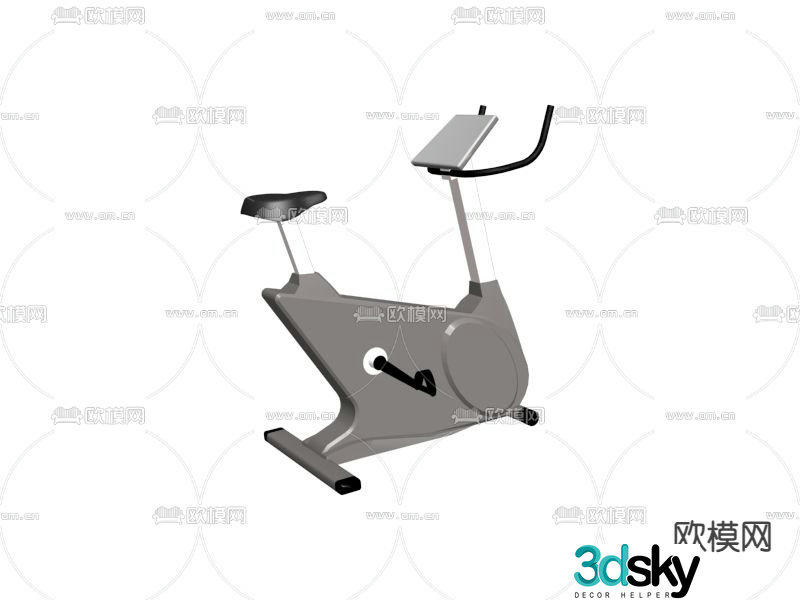 Fitness equipment pedal machine 3d model