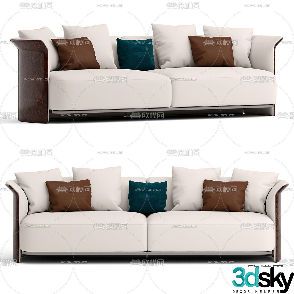 Bentley loveseat 3d model
