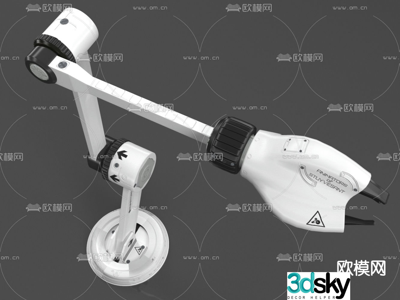 robotic arm industrial robot manipulator 3d model