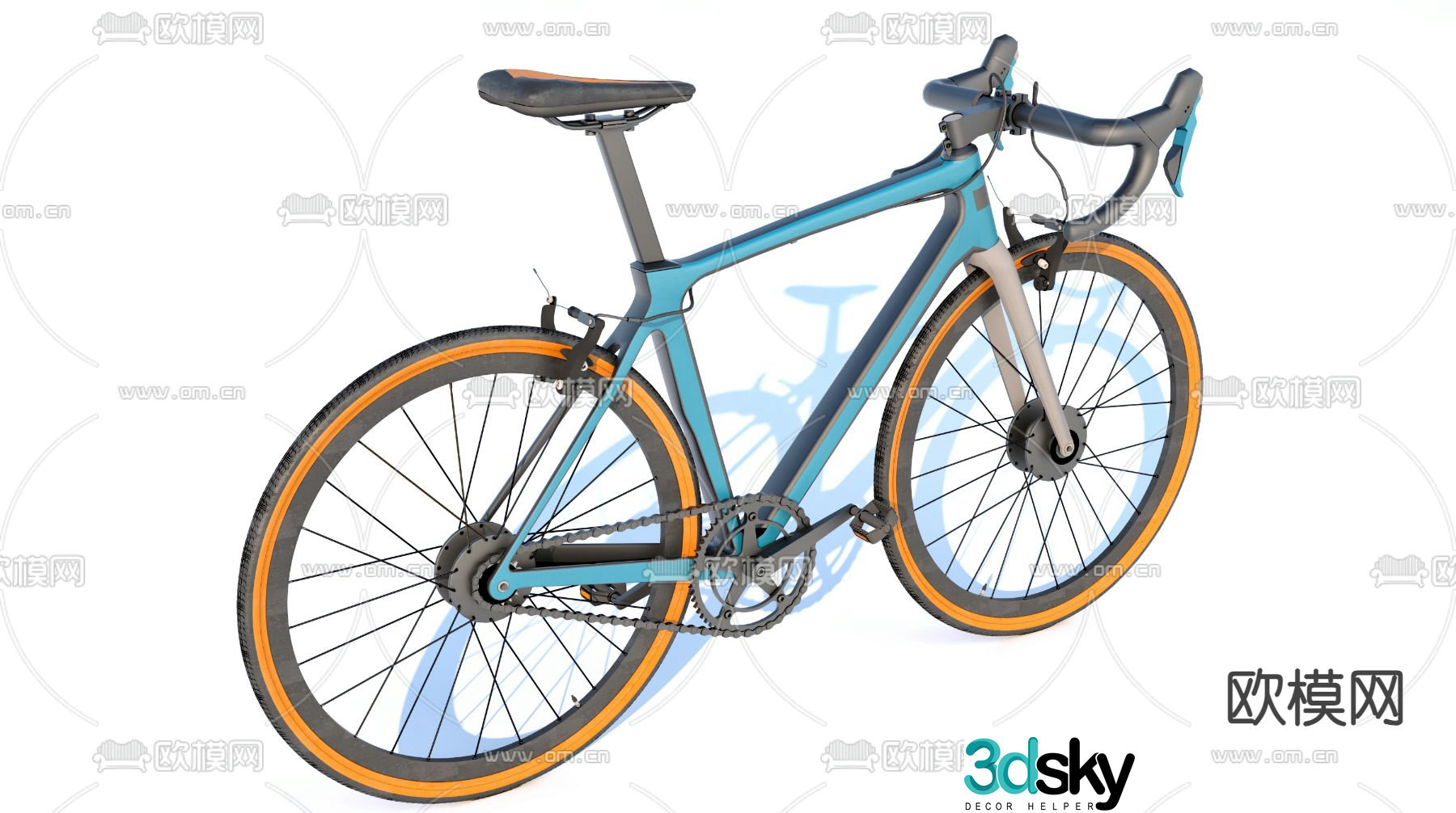 mountain bike cross bike 3d model