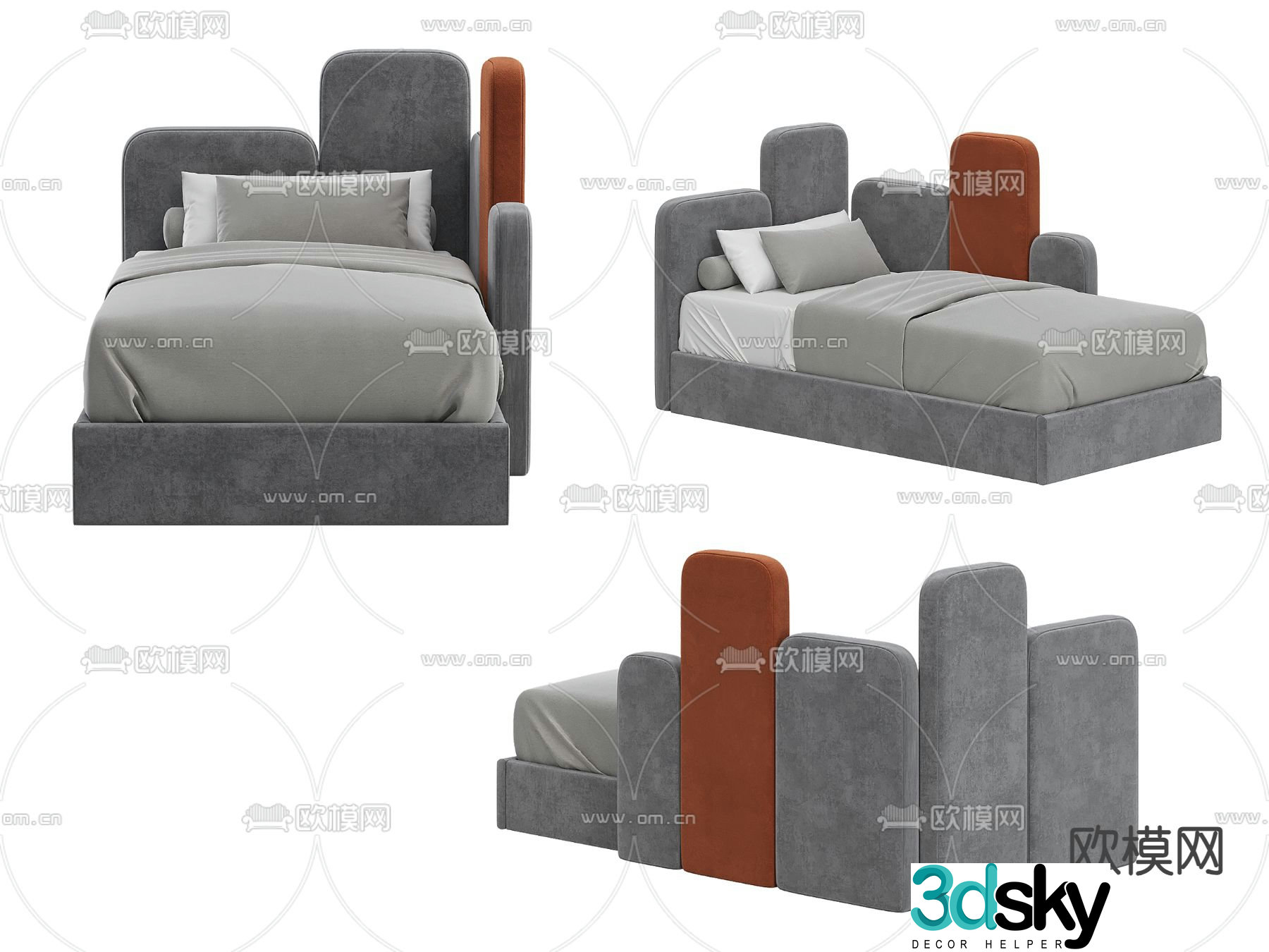 children’s bed child’s bed 3d model