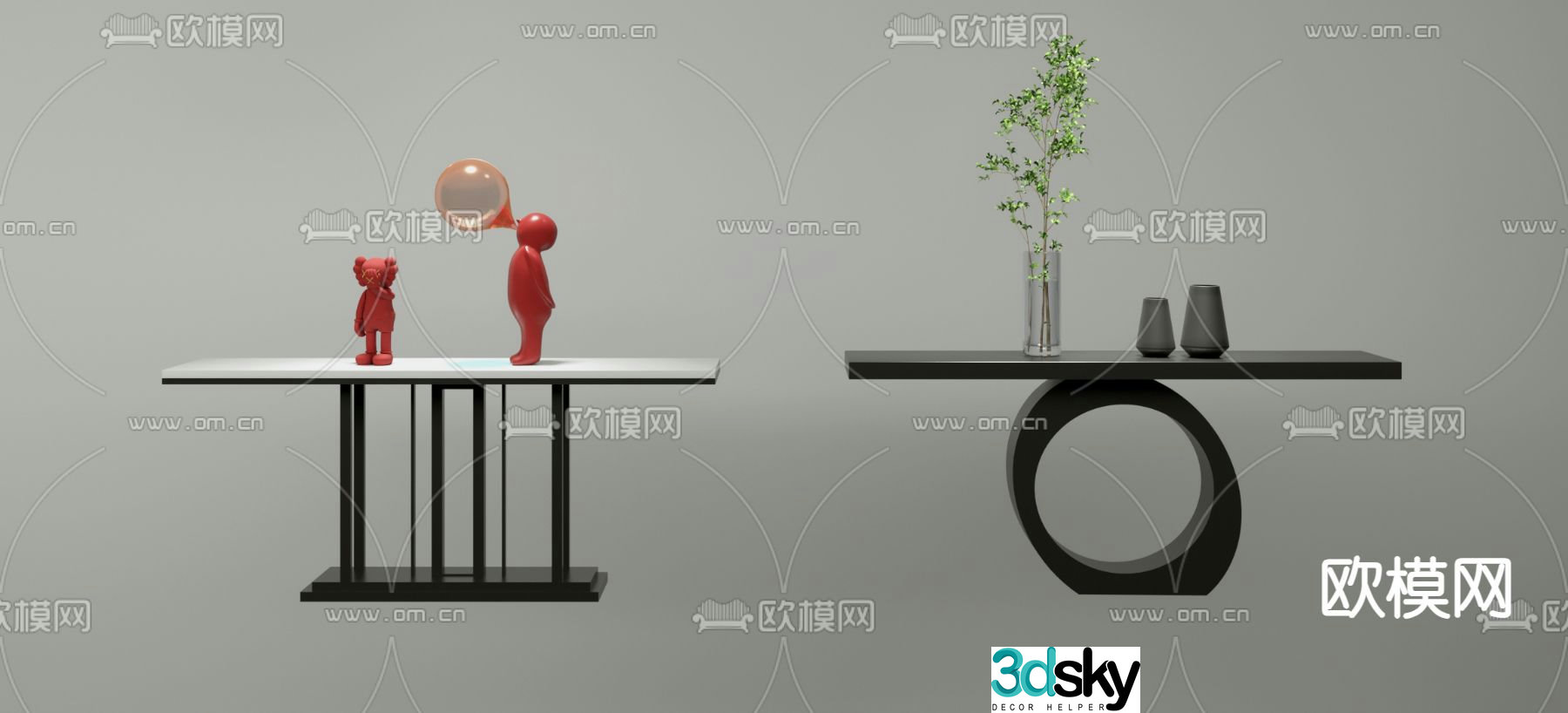 3D model of end viewing platform