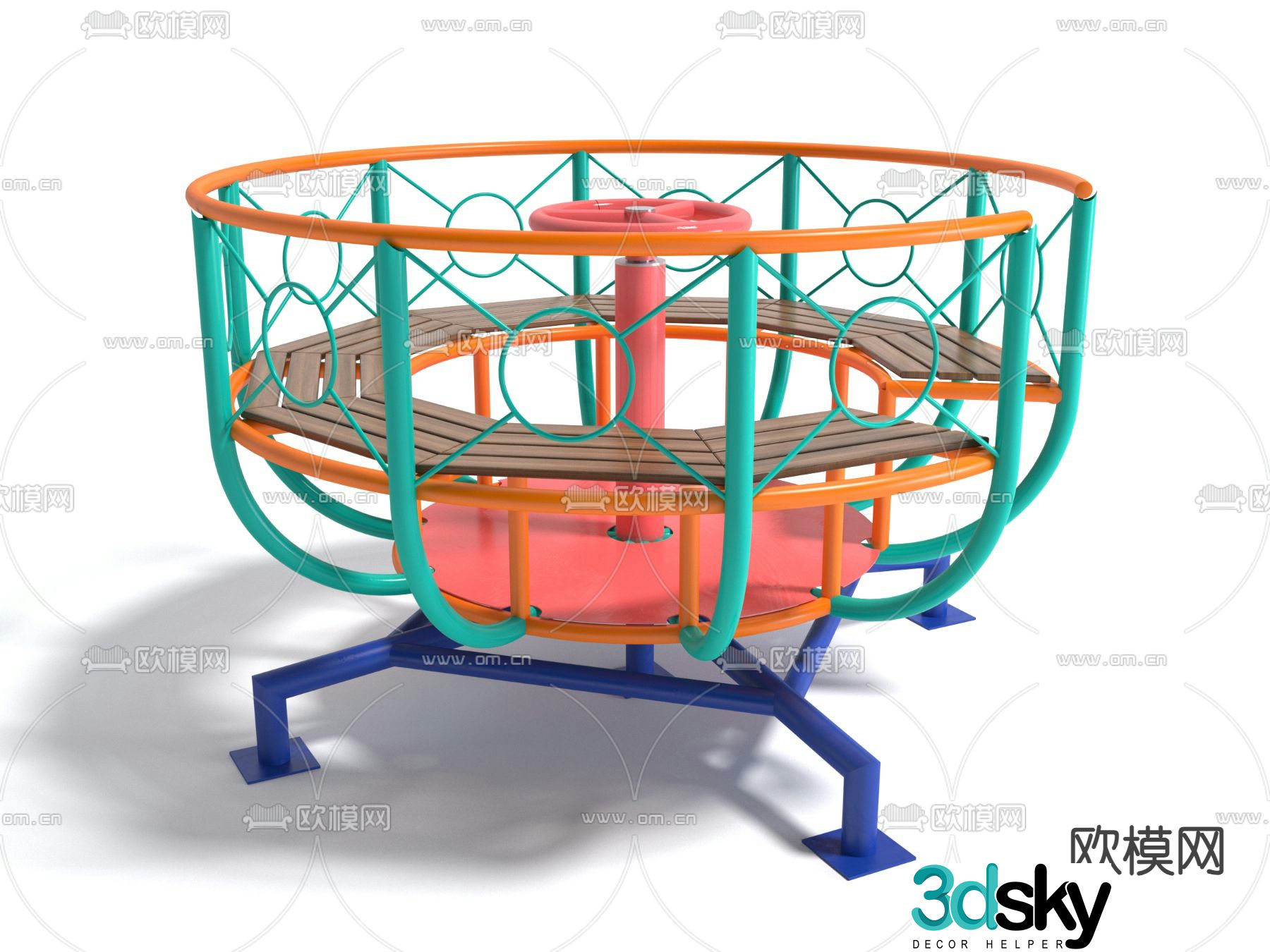 Children's toys entertainment facilities amusement facilities 3d model