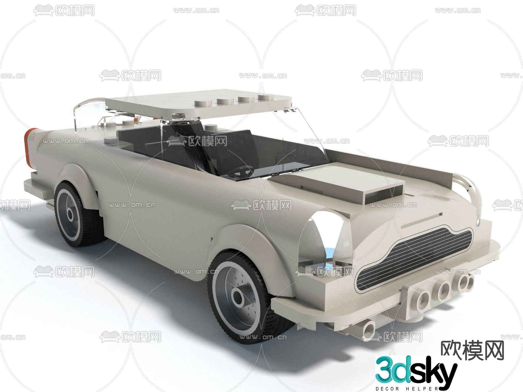 Building blocks toys 3d model