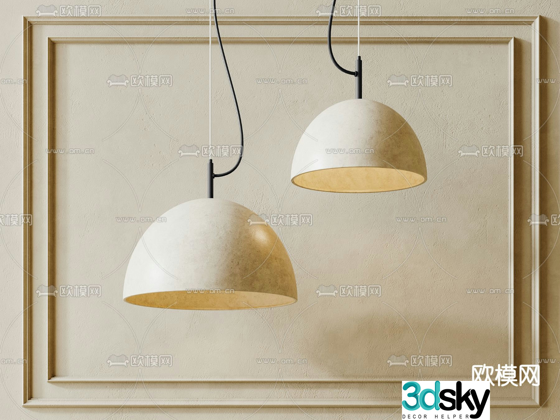 Wasabi Chandelier 3D Model