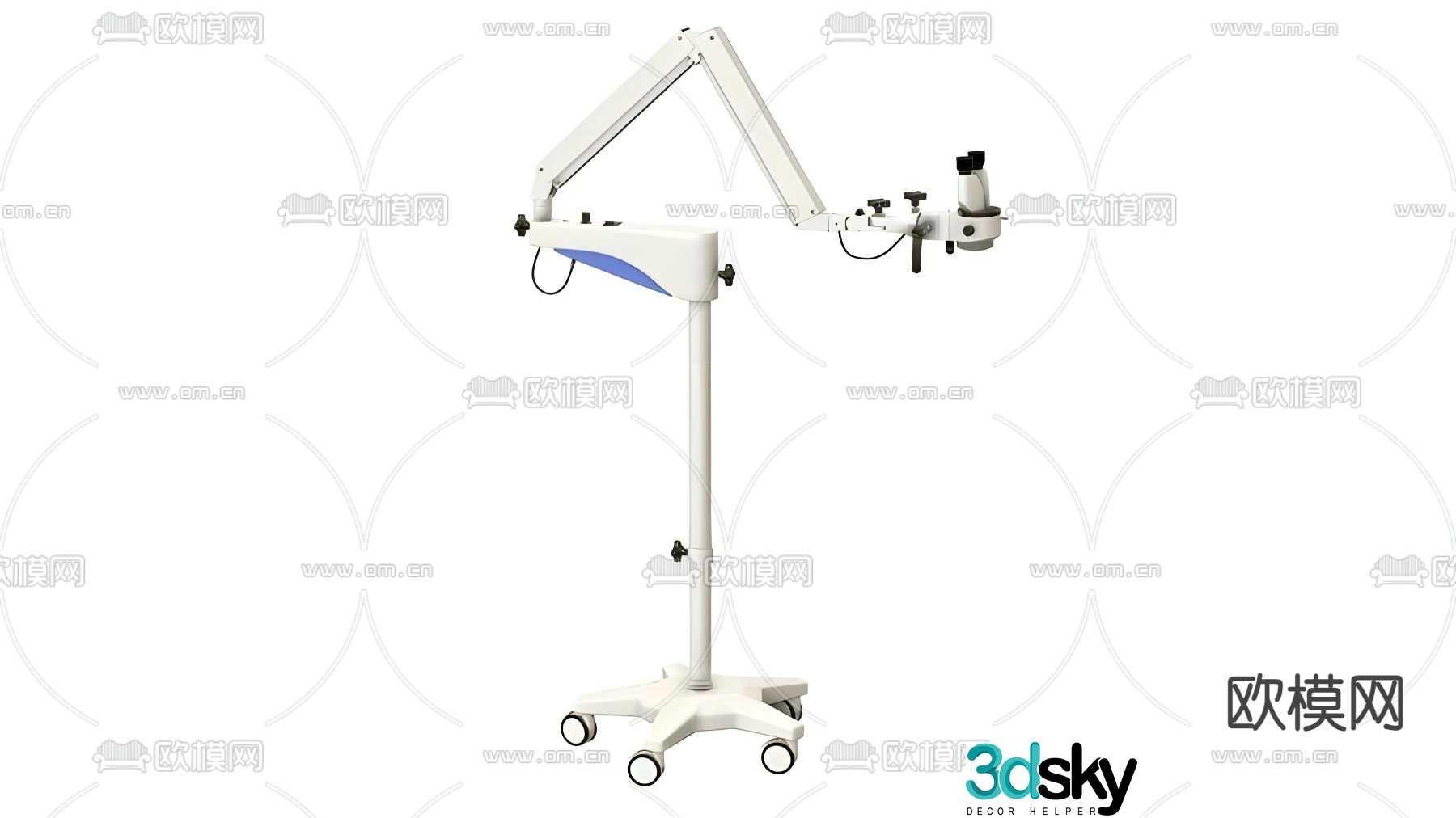 surgical microscope 3d model