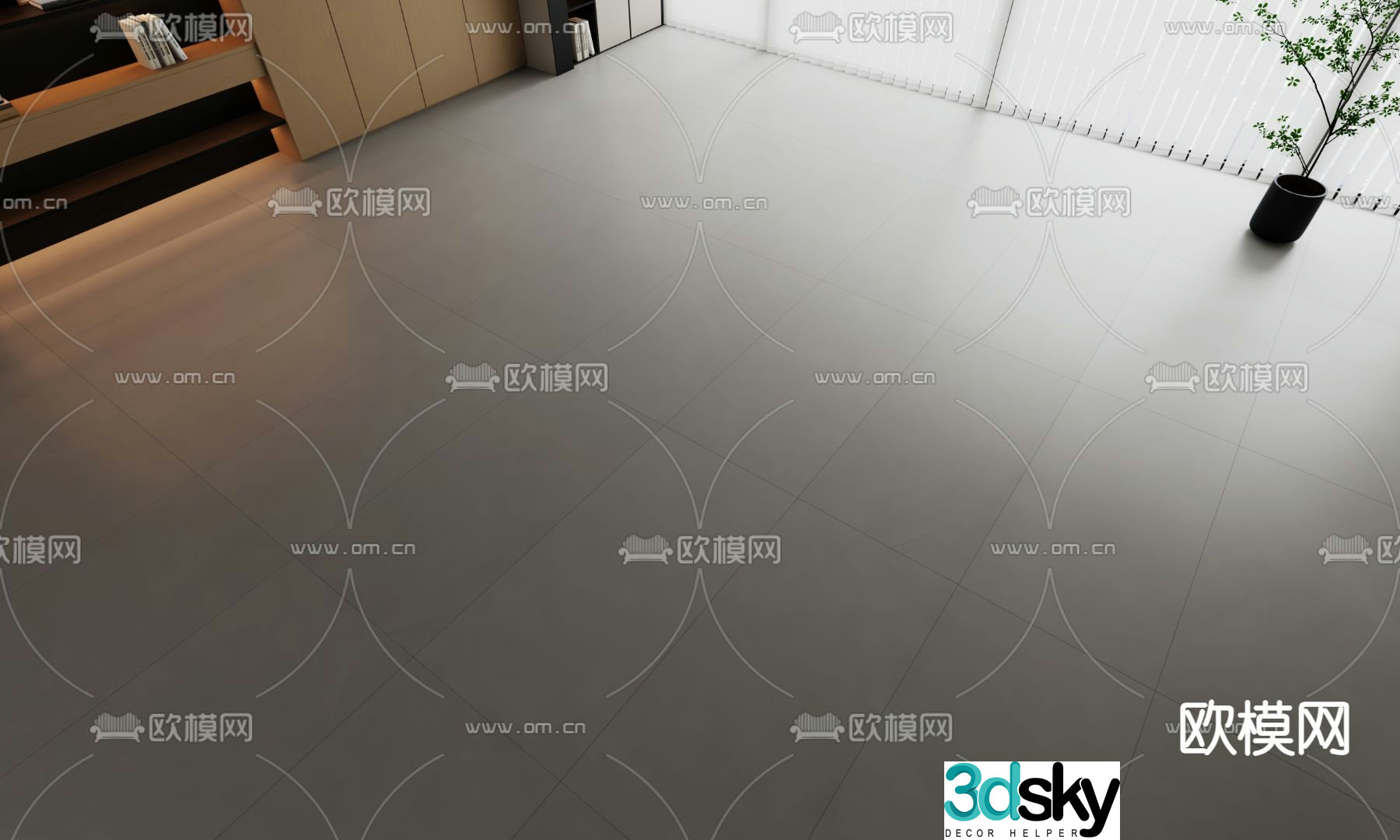 Light gray soft light tiles matte tiles 3d model