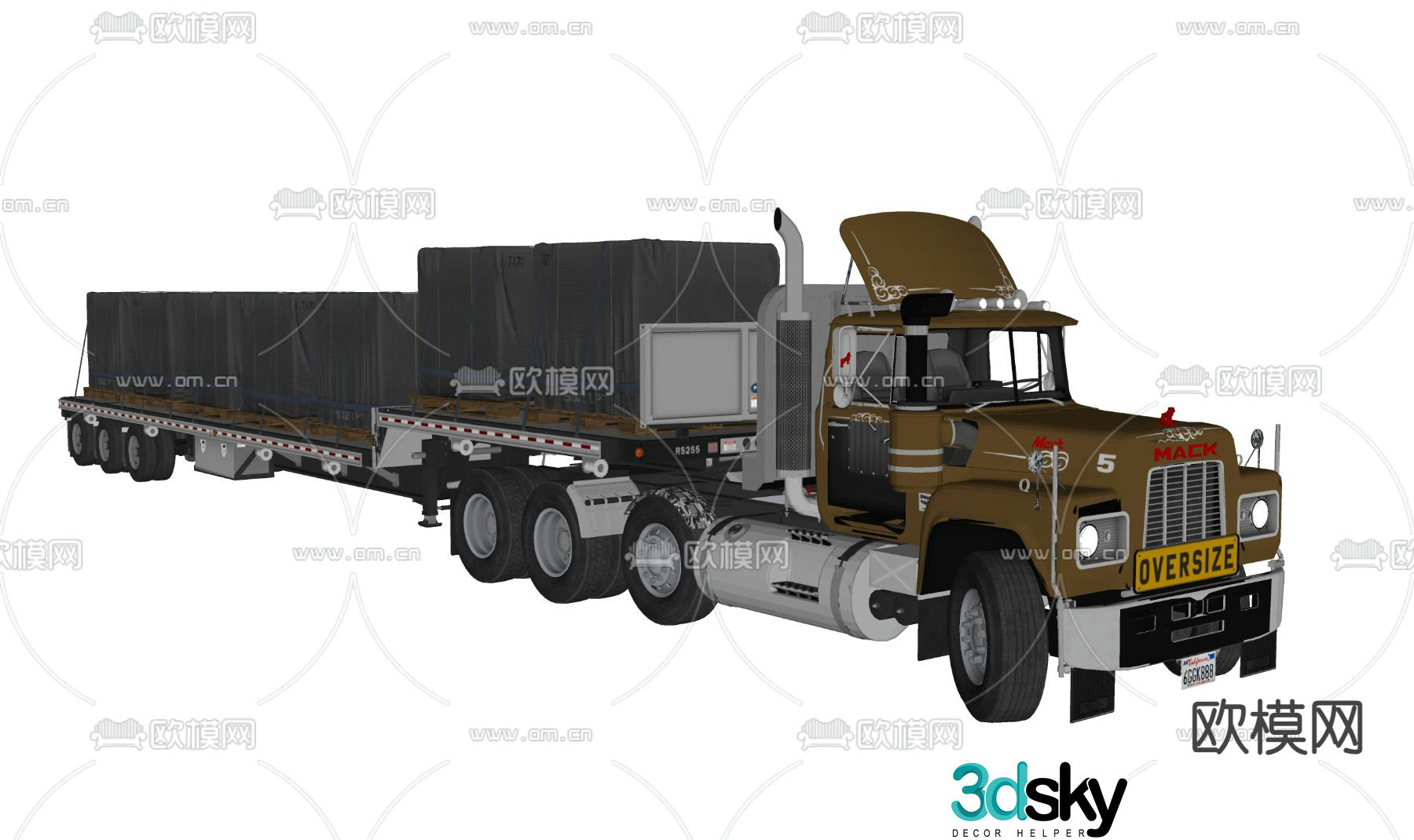 truck truck 3d model