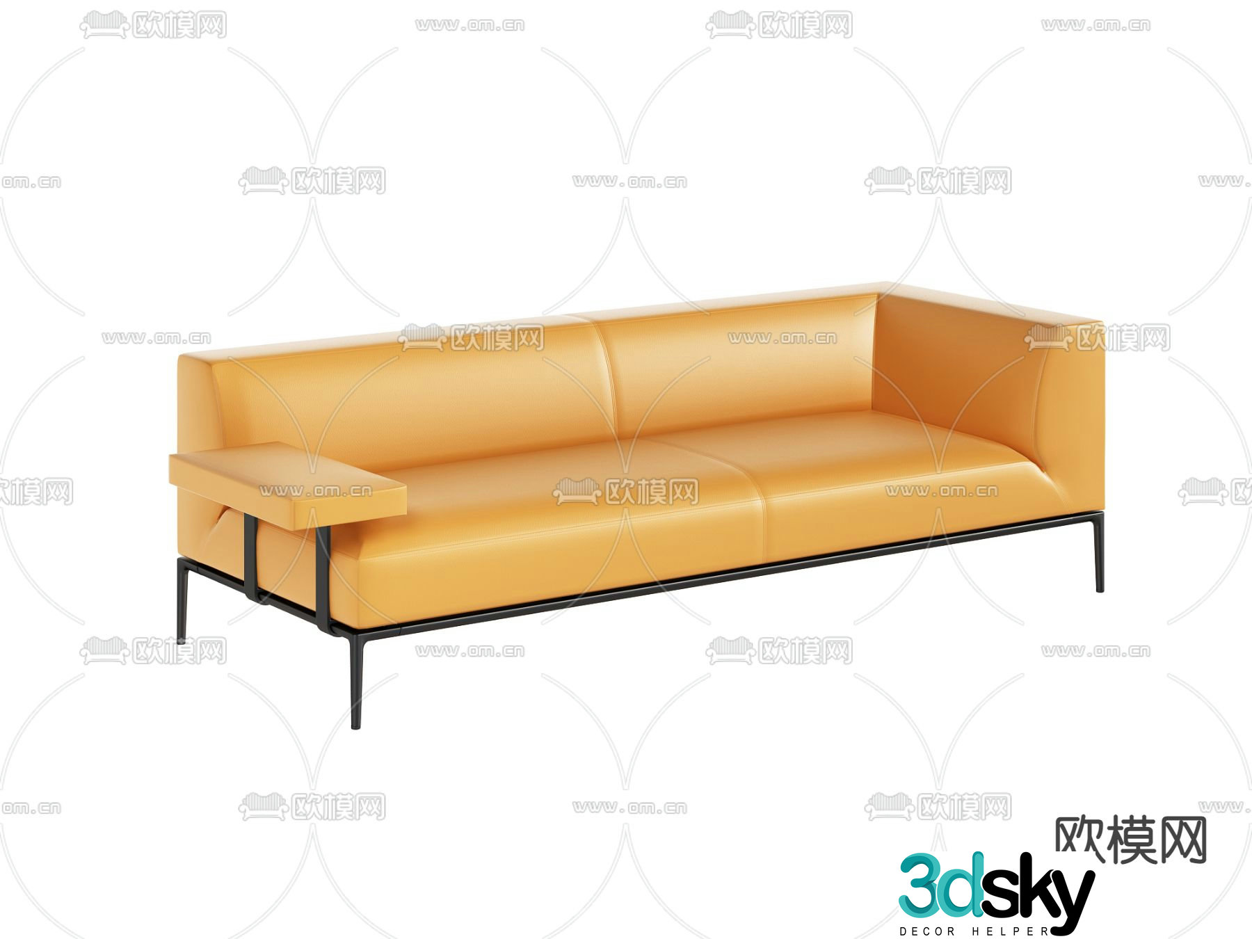Modern leisure sofa 3d model