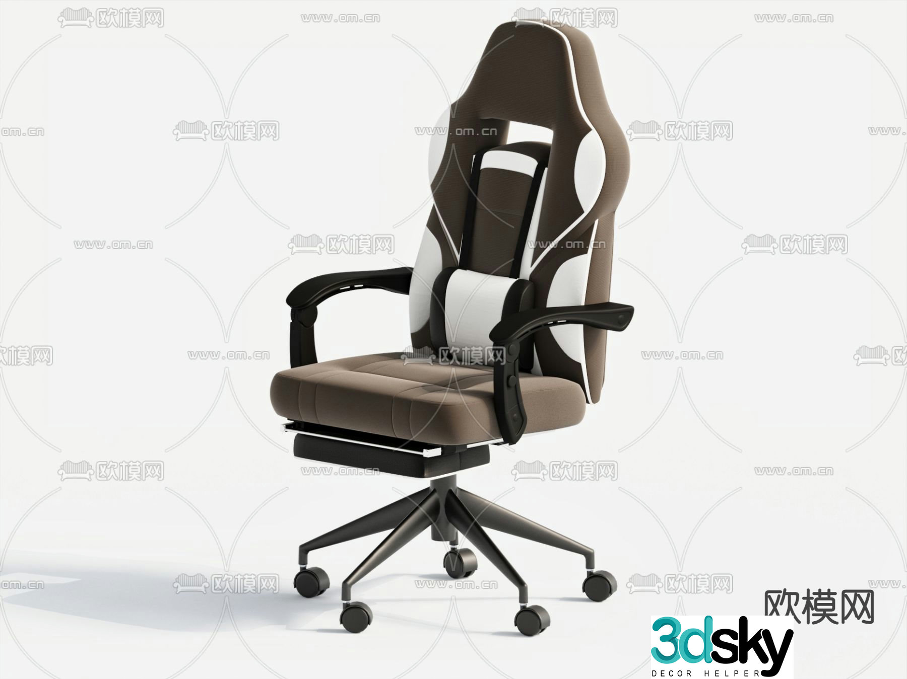 Modern office chair boss chair 3d model