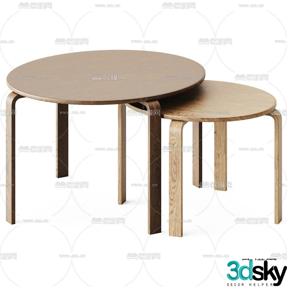 3D model of mother and child coffee table