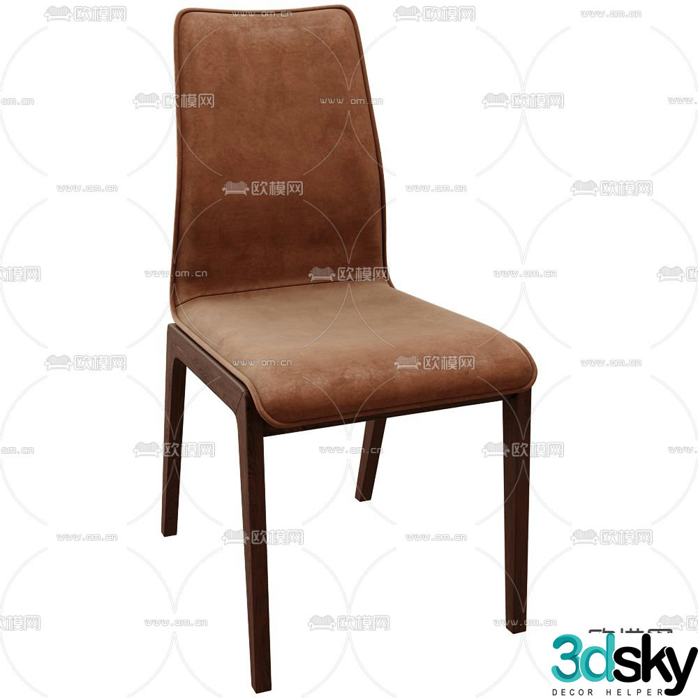 BentWood dining chair 3d model