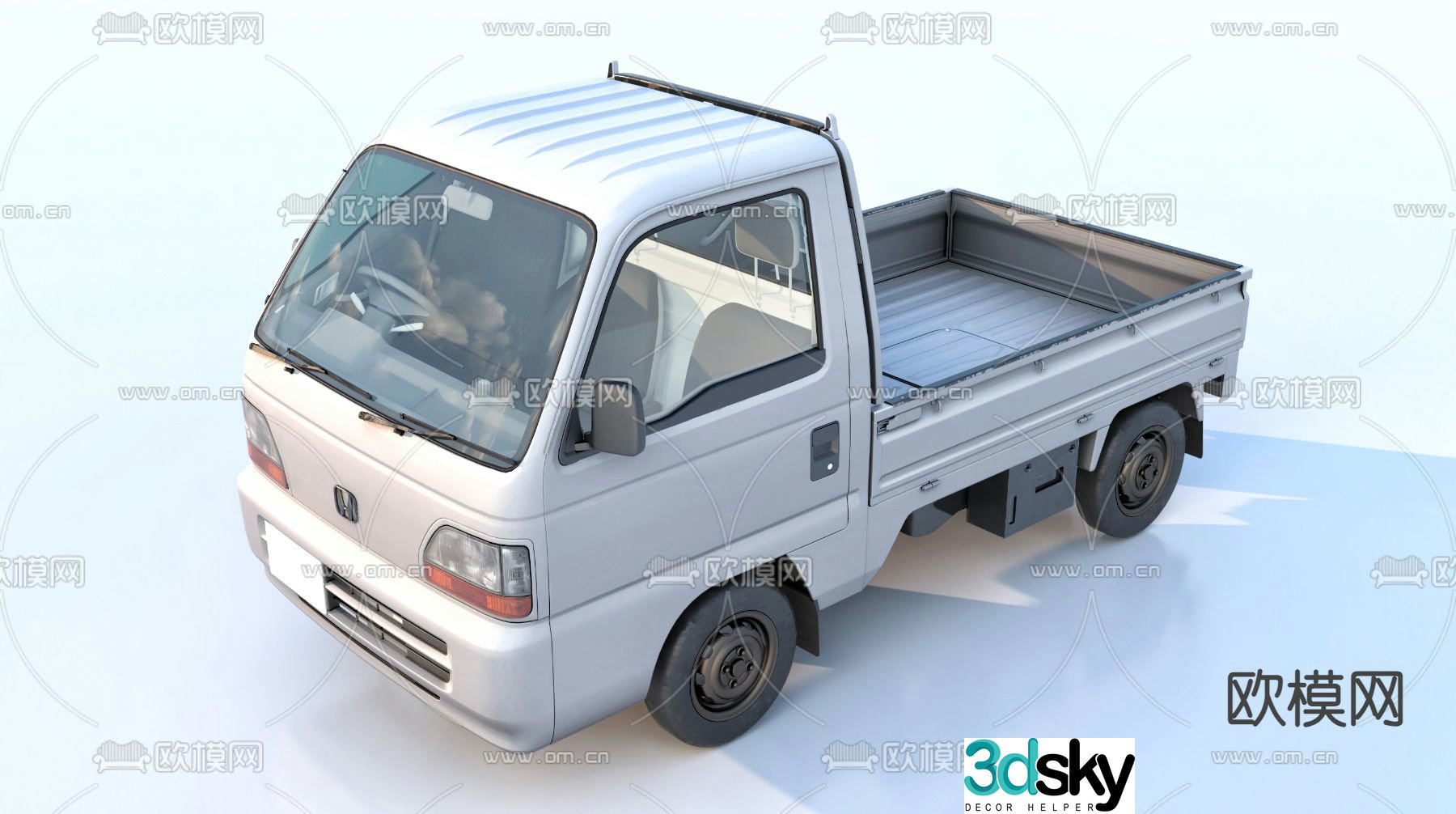 Van minivan 3d model