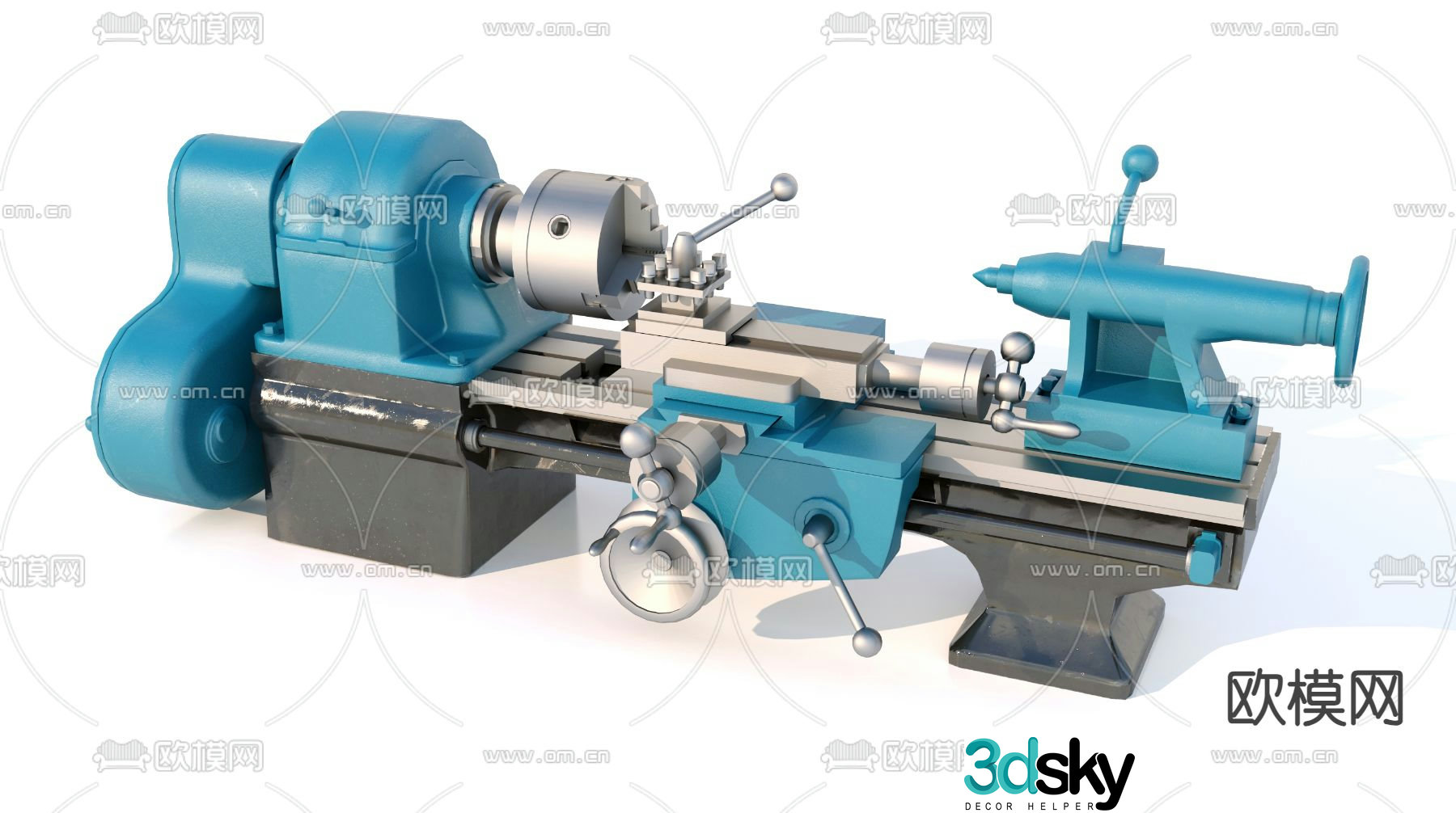 Industrial equipment machine tools processing equipment 3d model