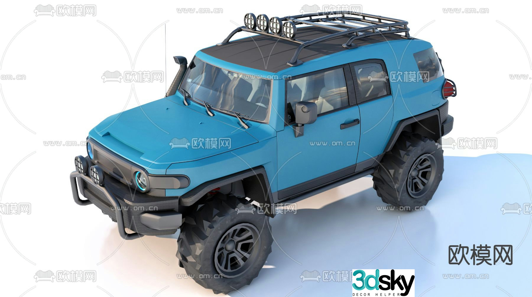 toyota off road vehicle 3d model
