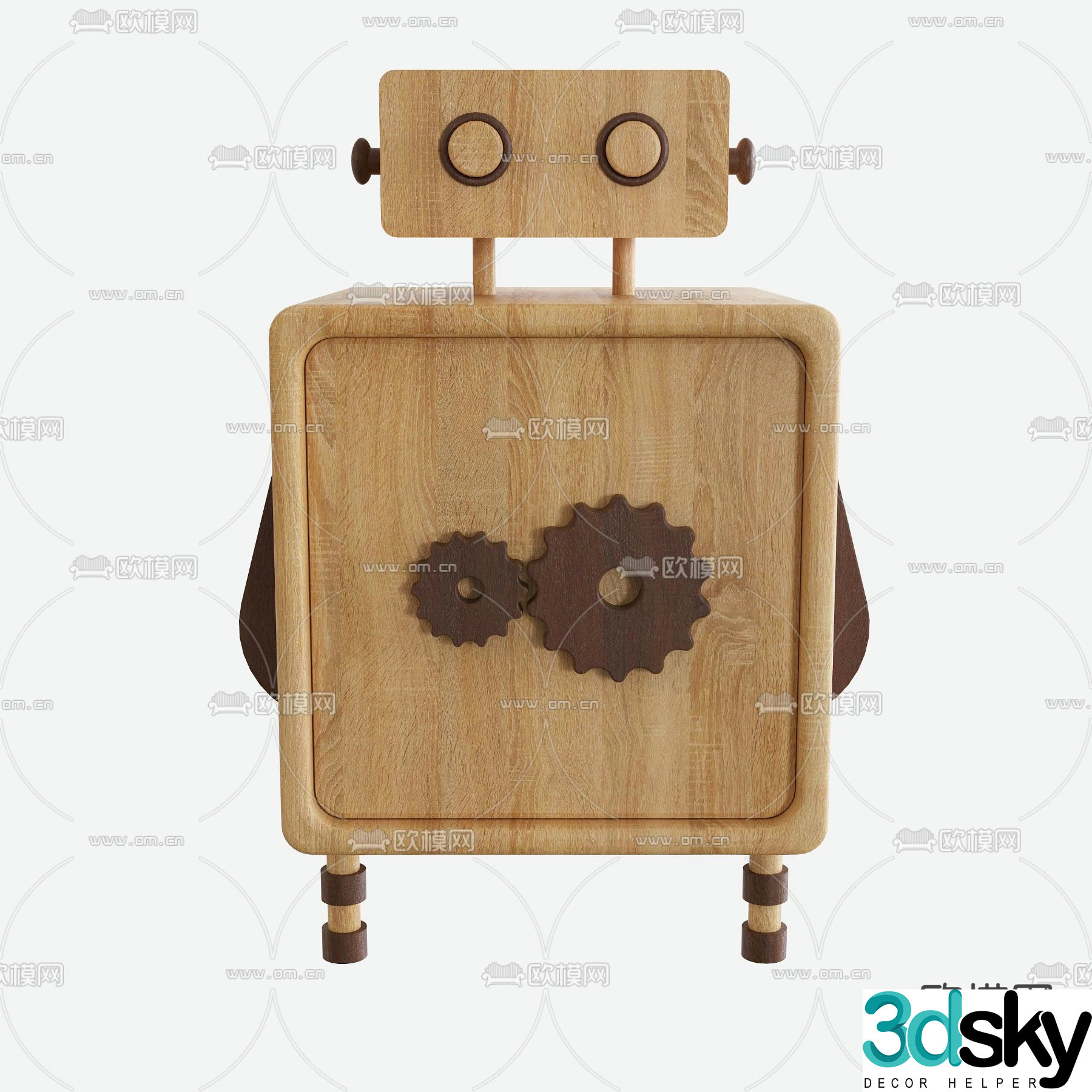 Children’s bedside table 3d model