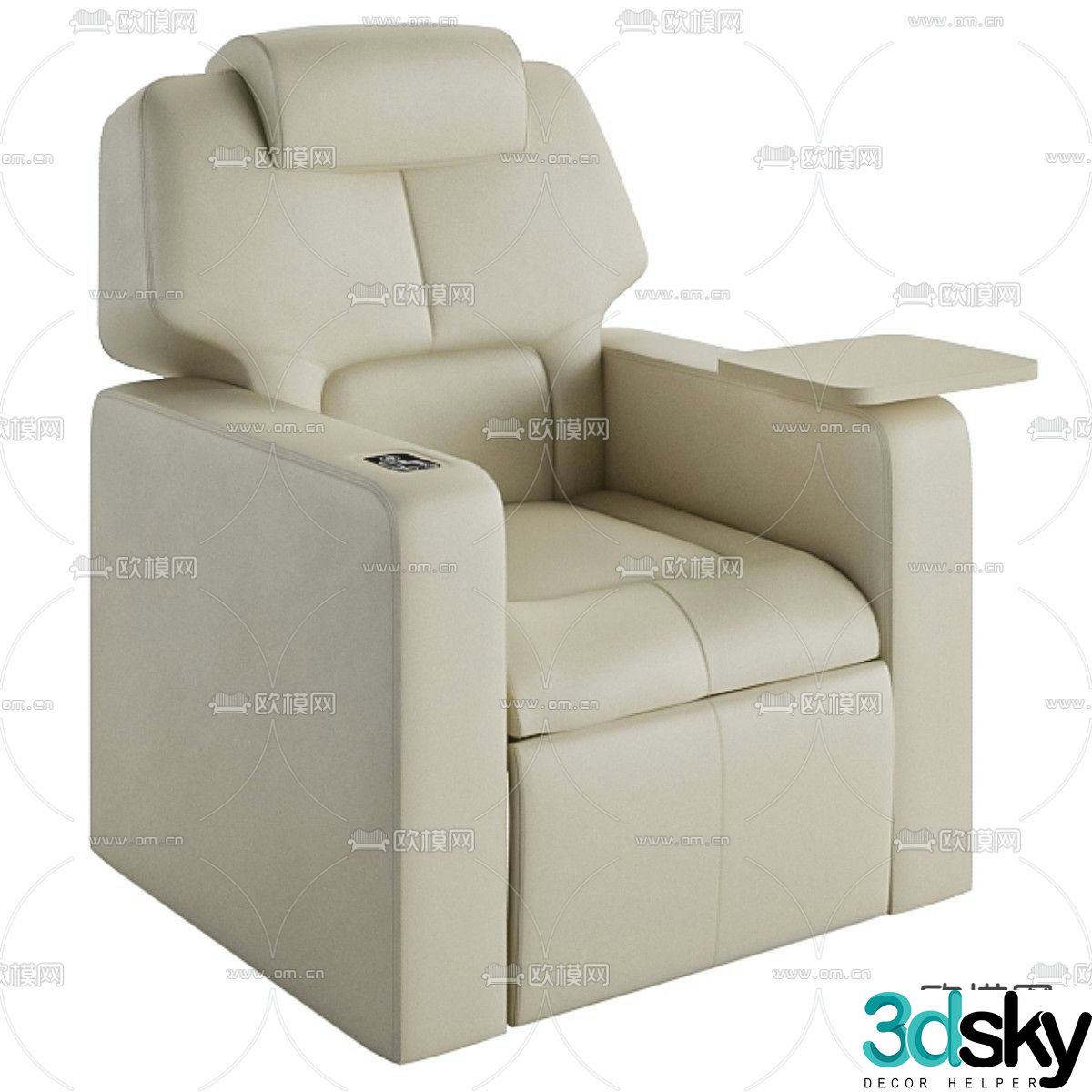 Cinema massage chair electric sofa 3d model